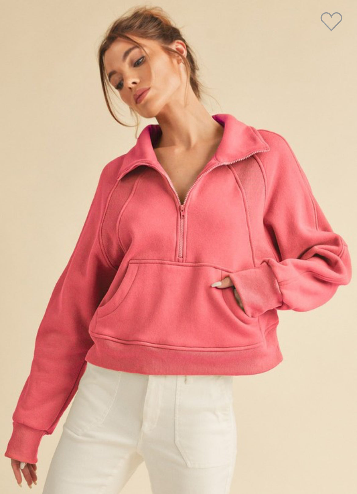Dove Pullover Half Zip Sweater : Multiple Colors