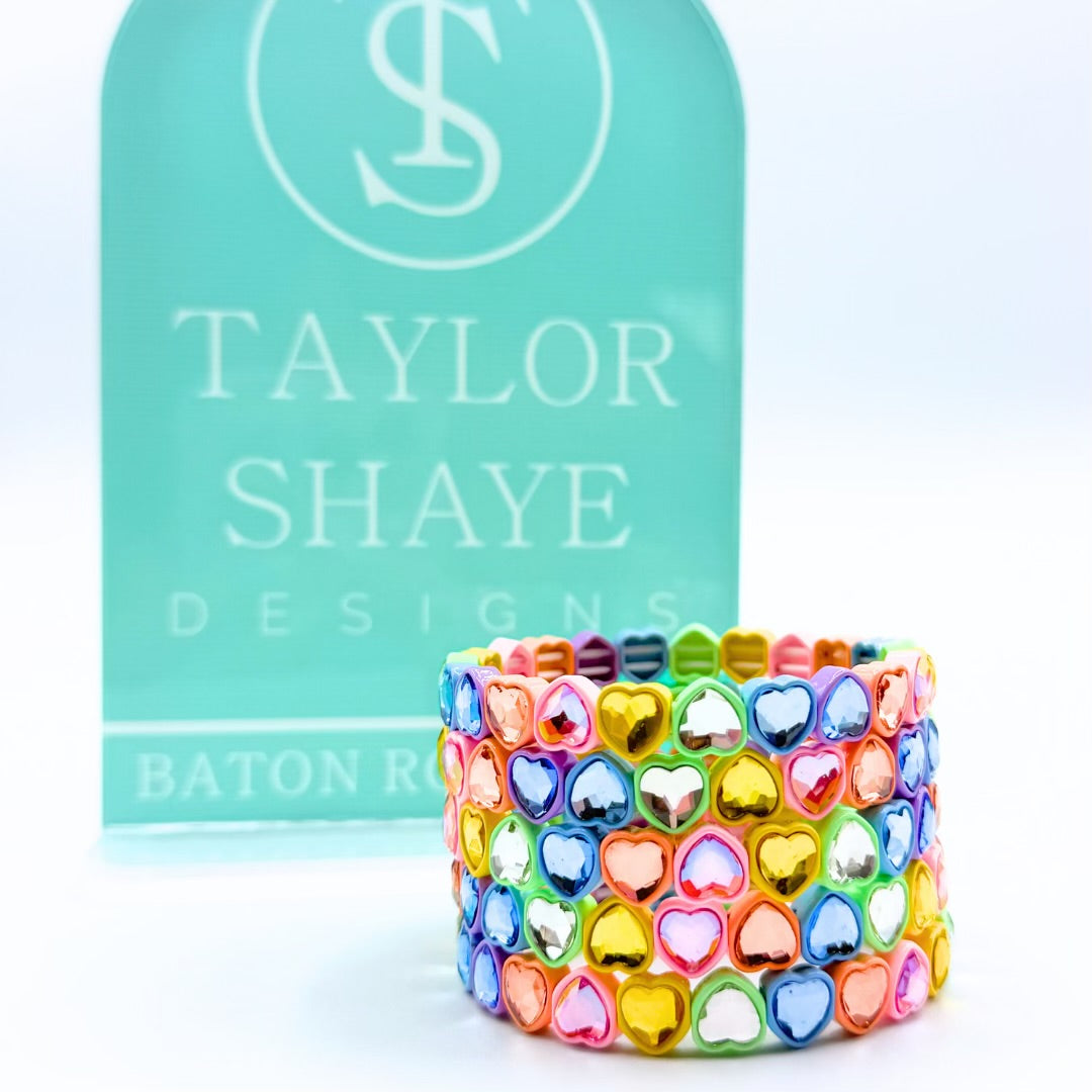 Luna Candy Heart Stretch Bracelet