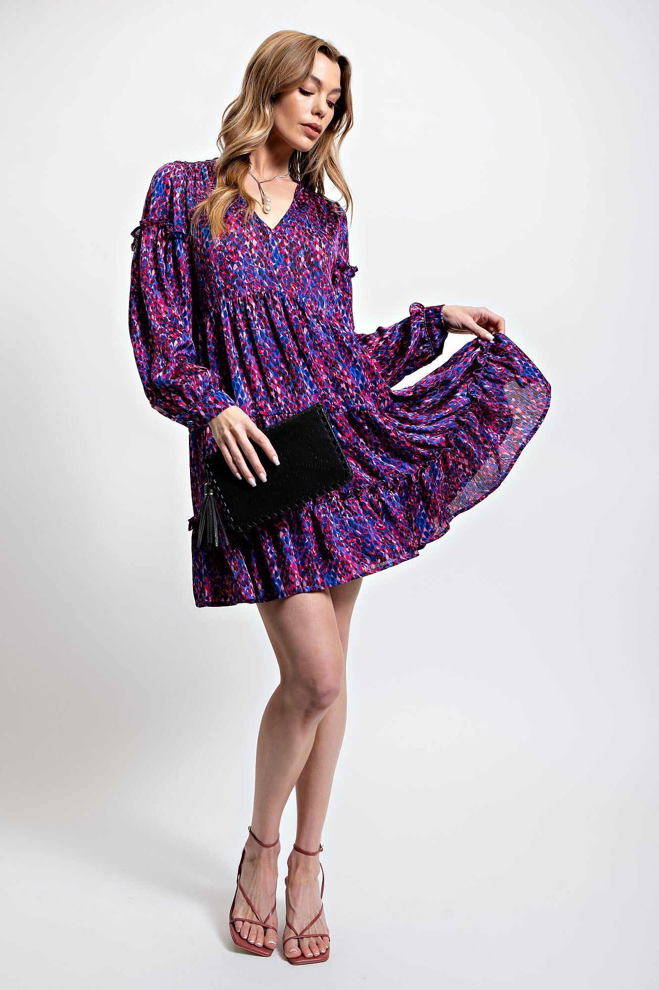 Effortlessly Intriguing Print Dress