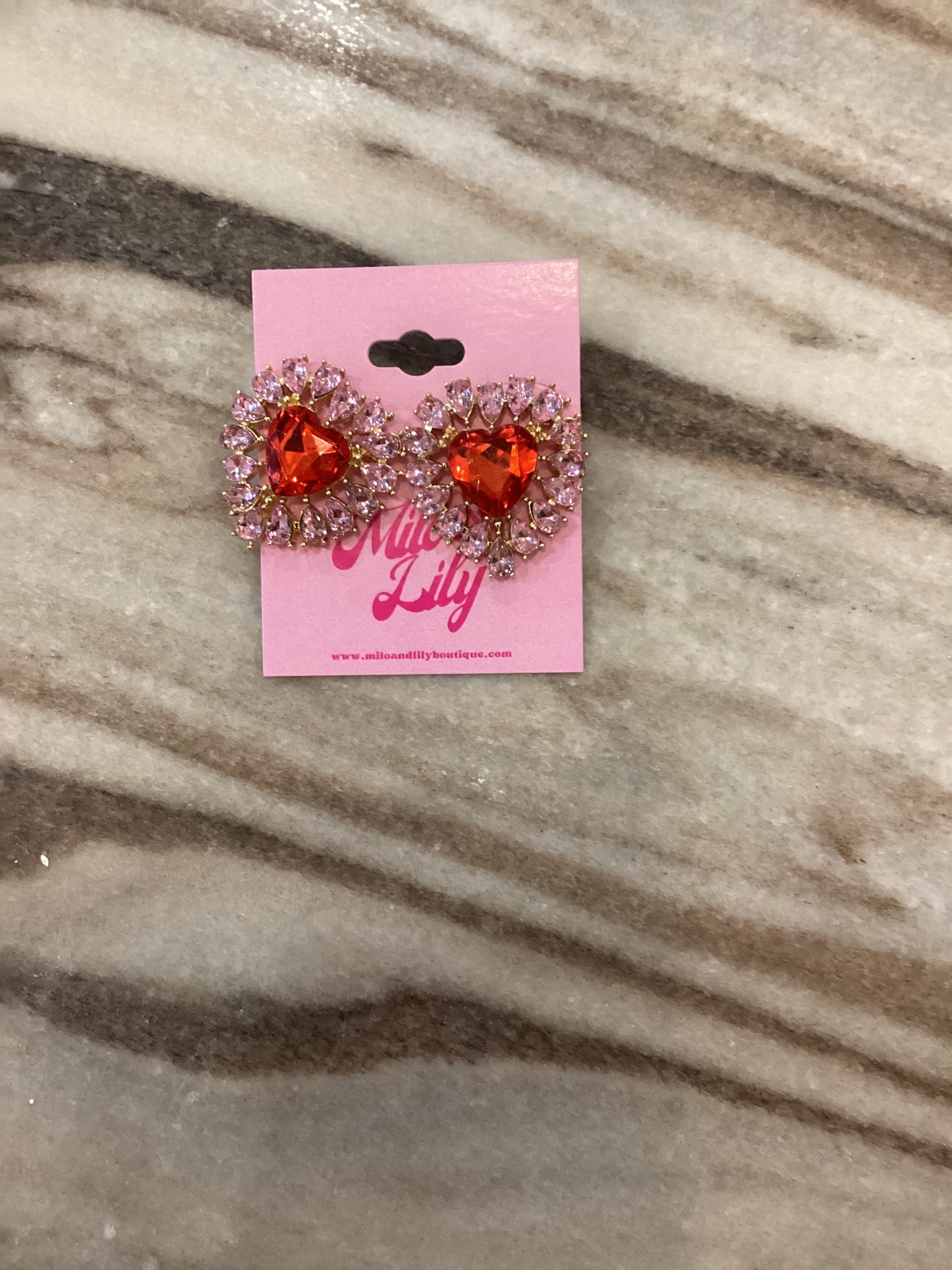 Queen of Hearts Stud Earrings