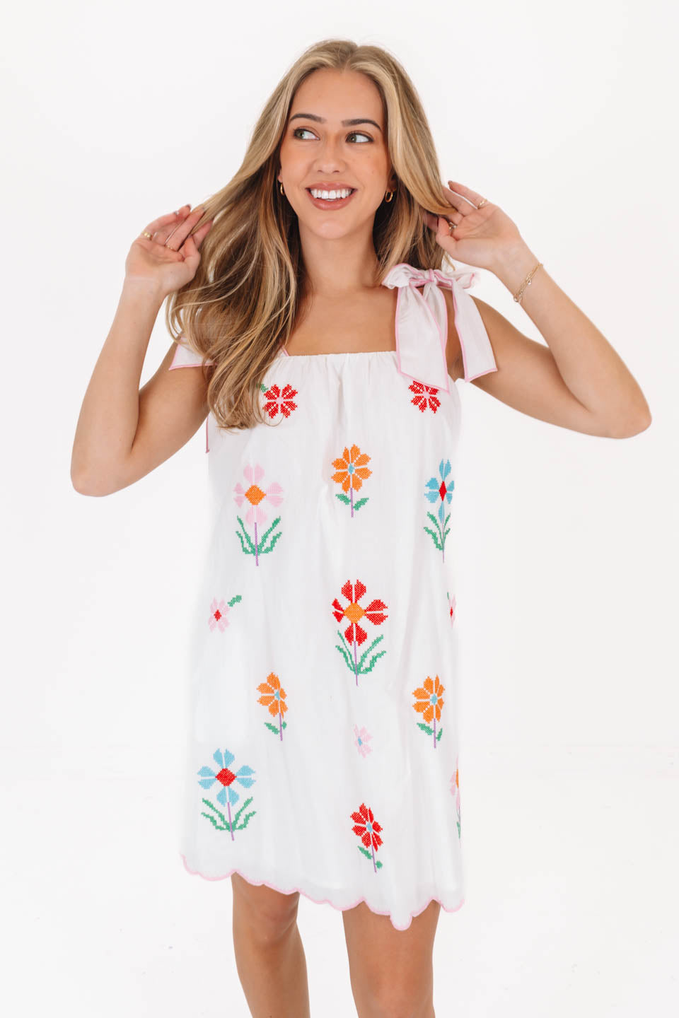 J. Marie Eloise Tie Strap Dress