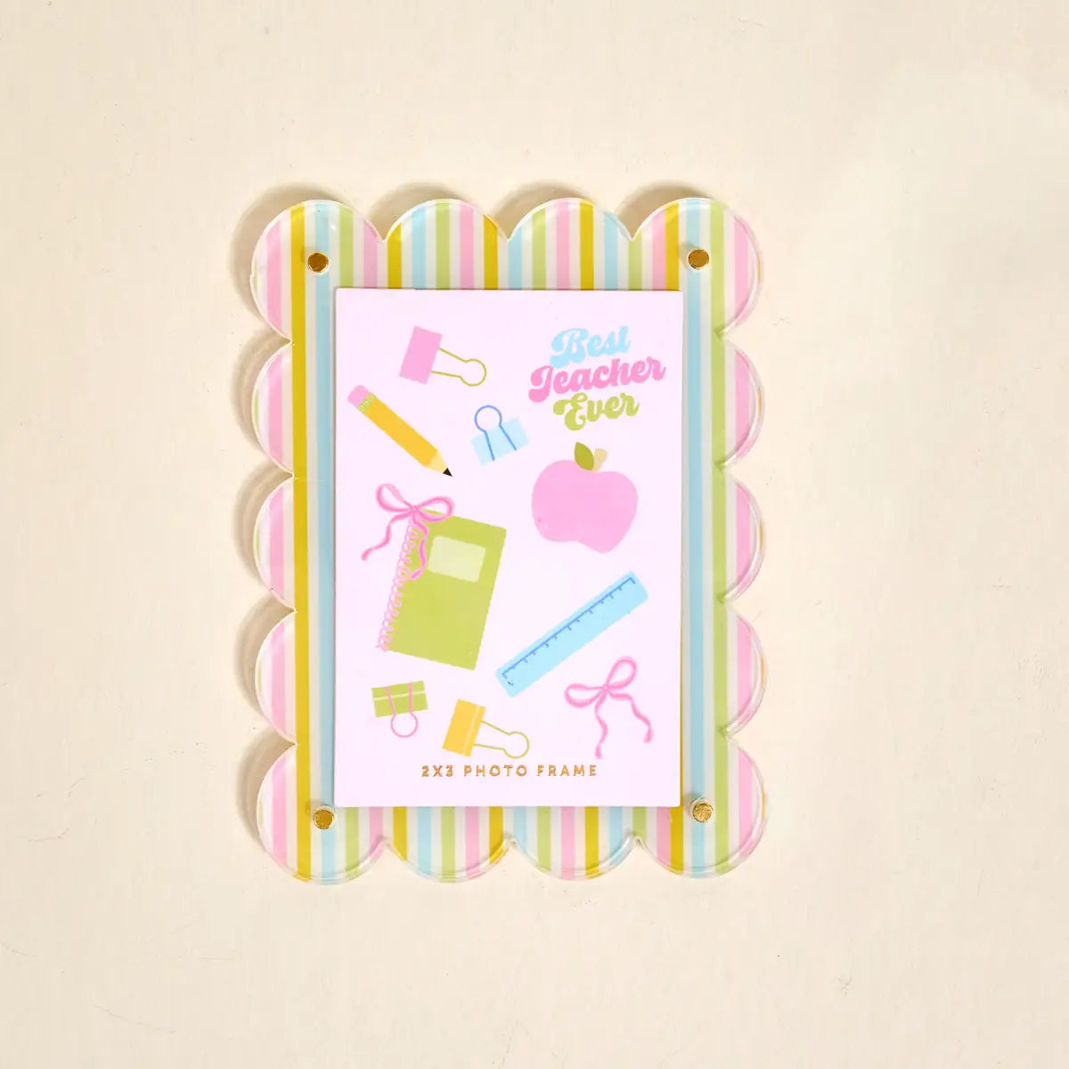 Color Me Happy Mini Acrylic Picture Frame Magnet - Milo & Lily Boutique