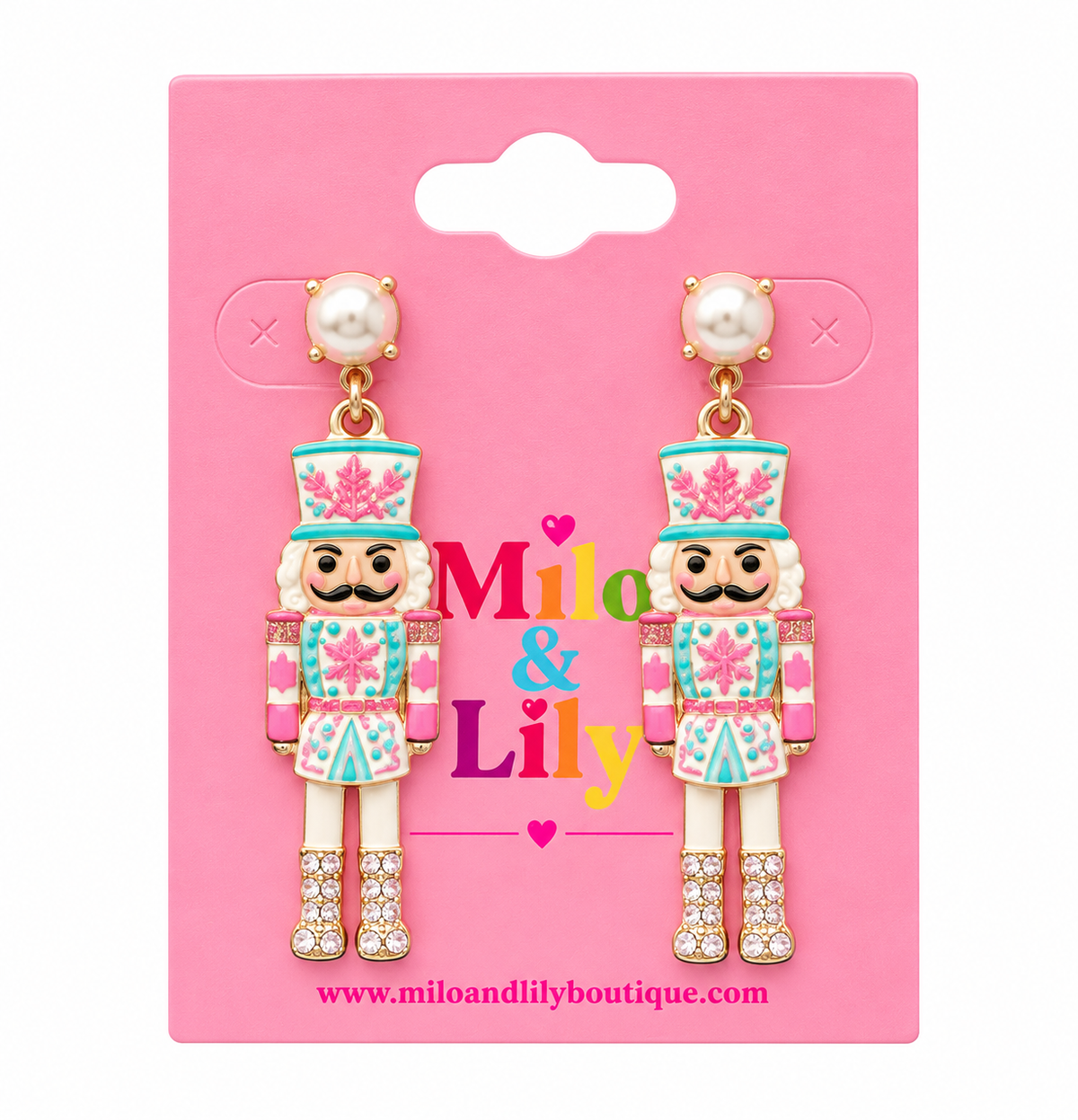 Pastel Nutcracker Dangle Earrings