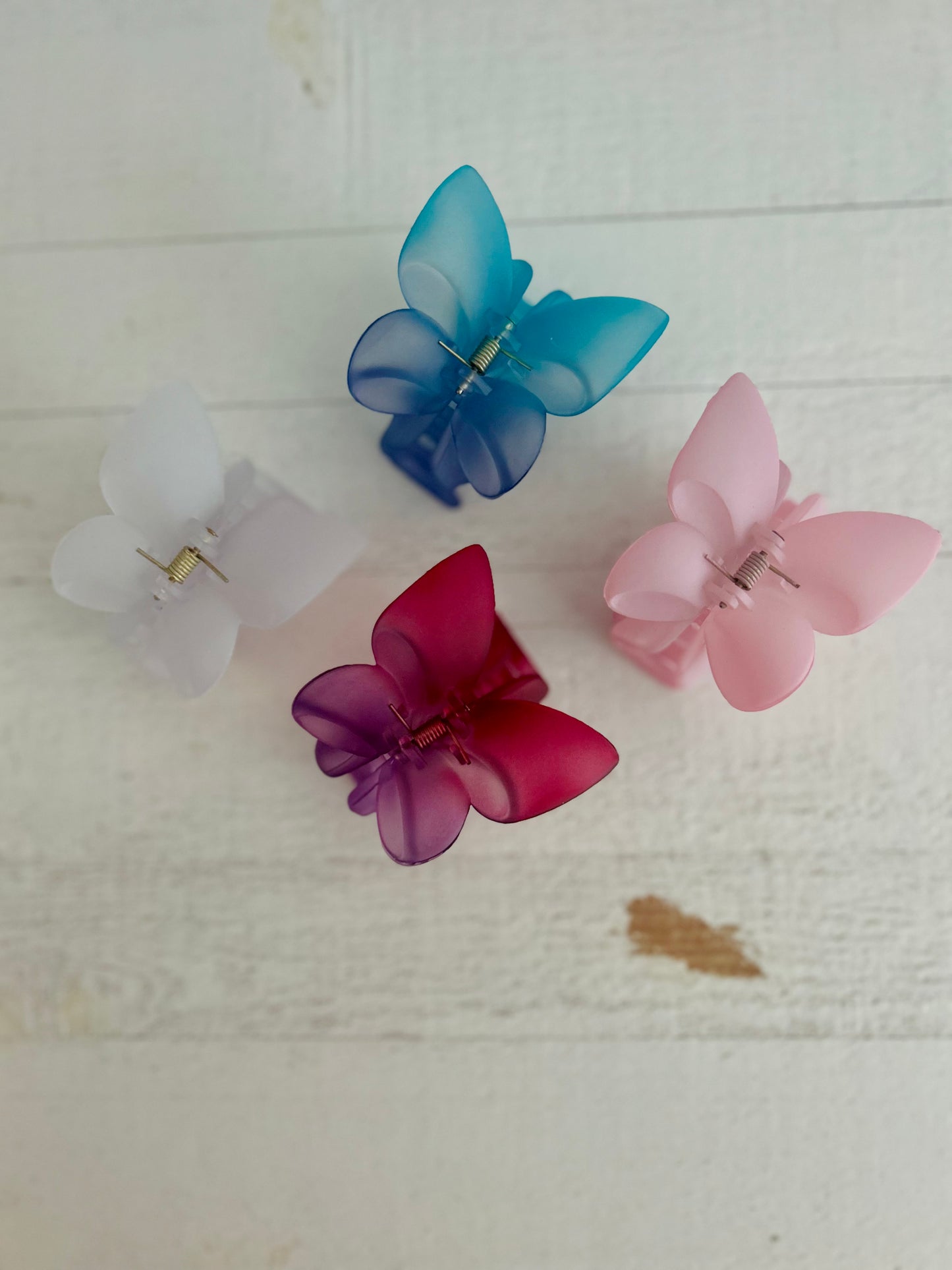 Acrylic Butterfly Hair Claw Clip