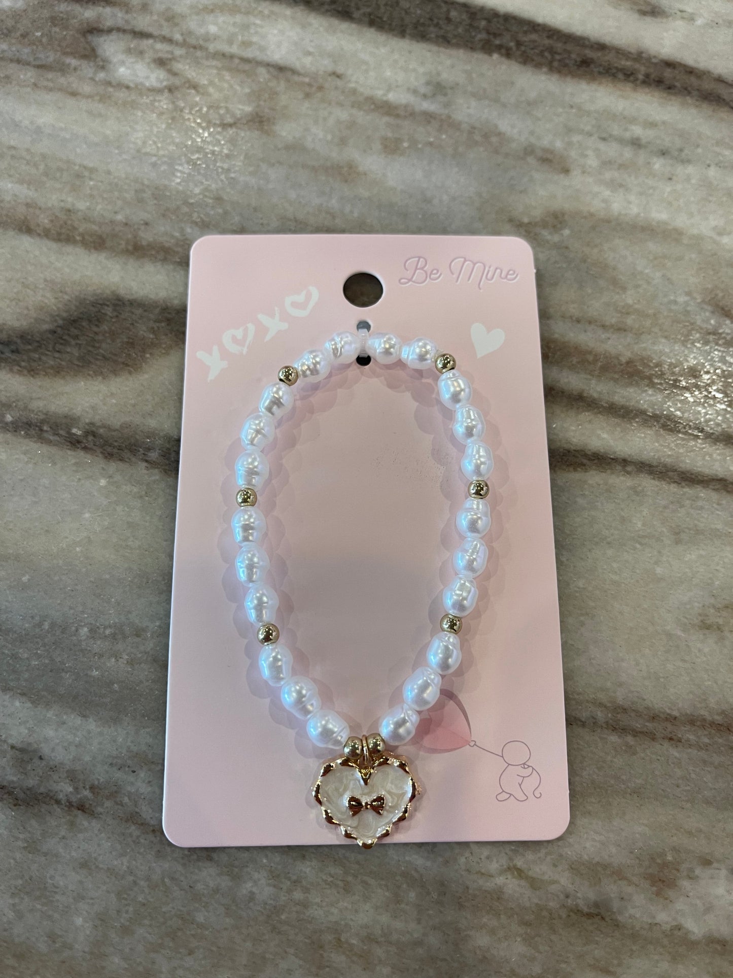 Be Mine Pearl Bracelet - Milo & Lily Boutique