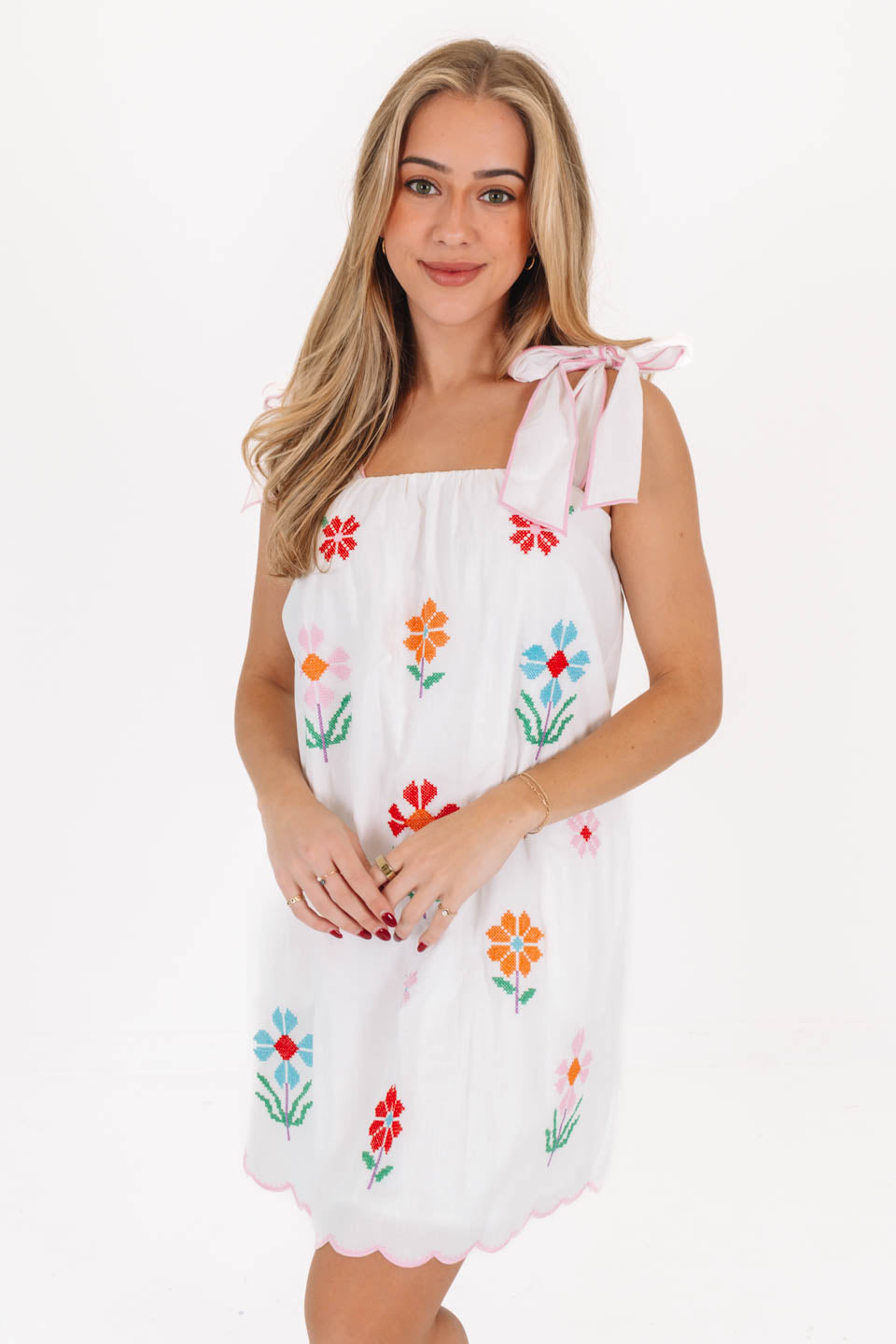 J. Marie Eloise Tie Strap Dress