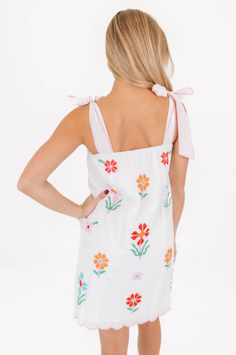 J. Marie Eloise Tie Strap Dress