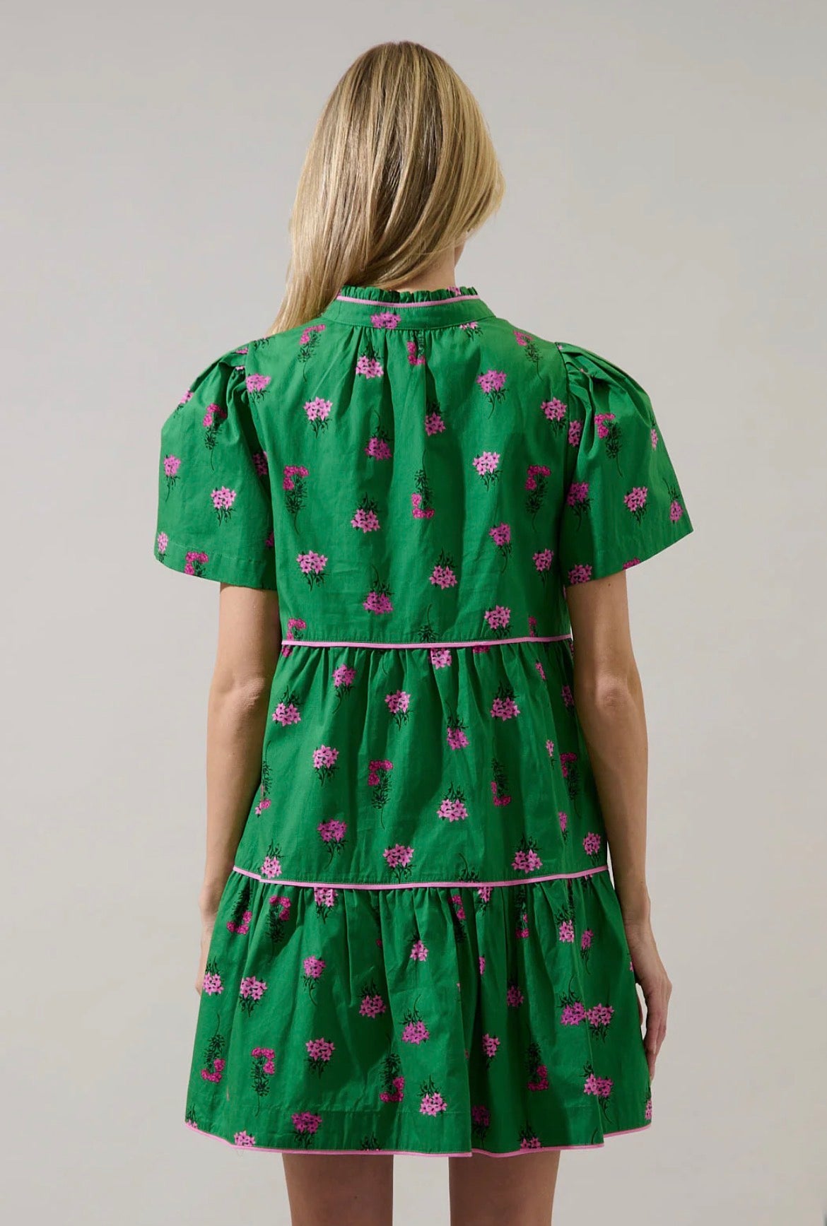 Candace Tiered Mini Dress Vivy Floral - Milo & Lily Boutique