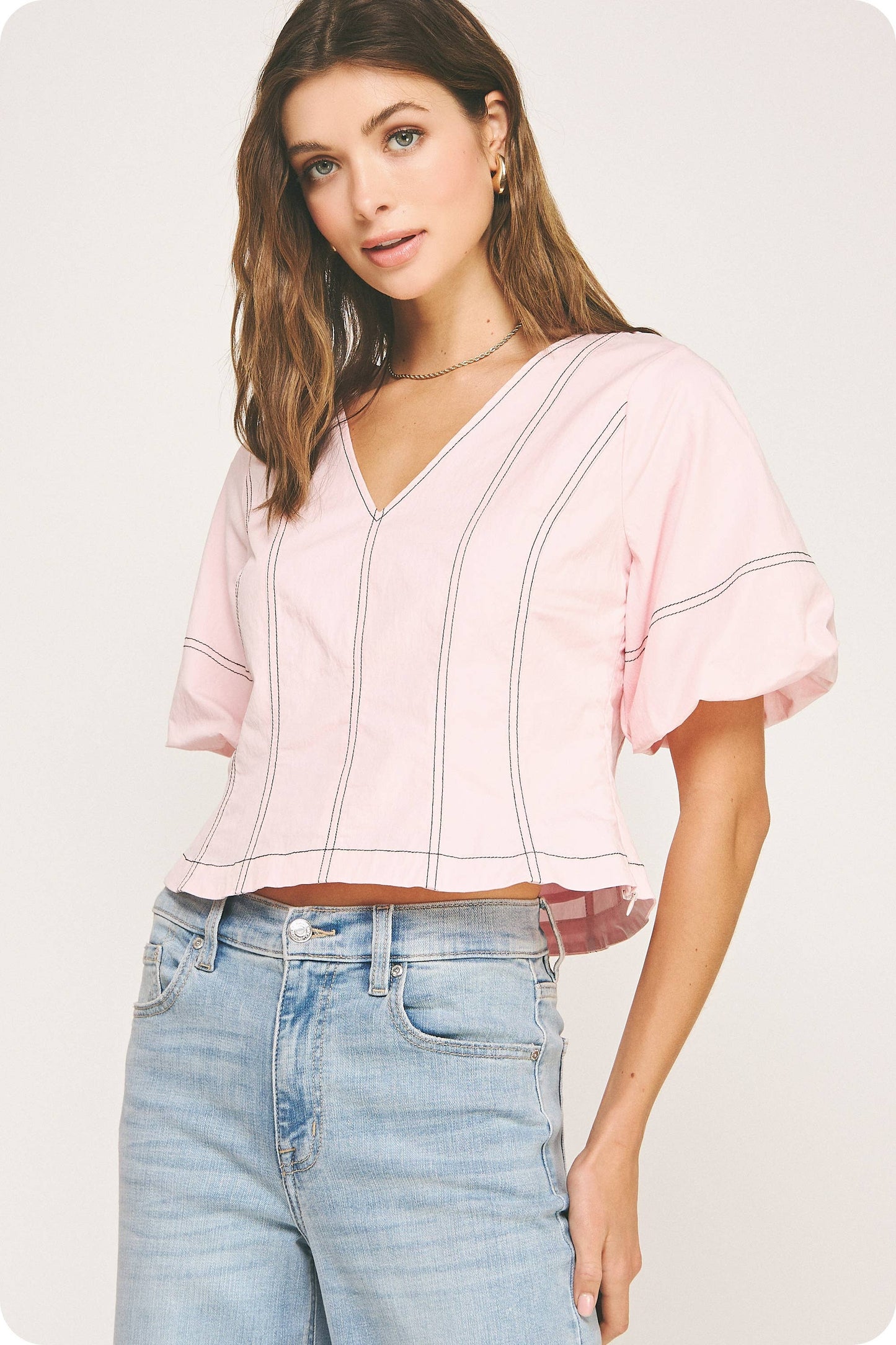 The Peony Stitch Top