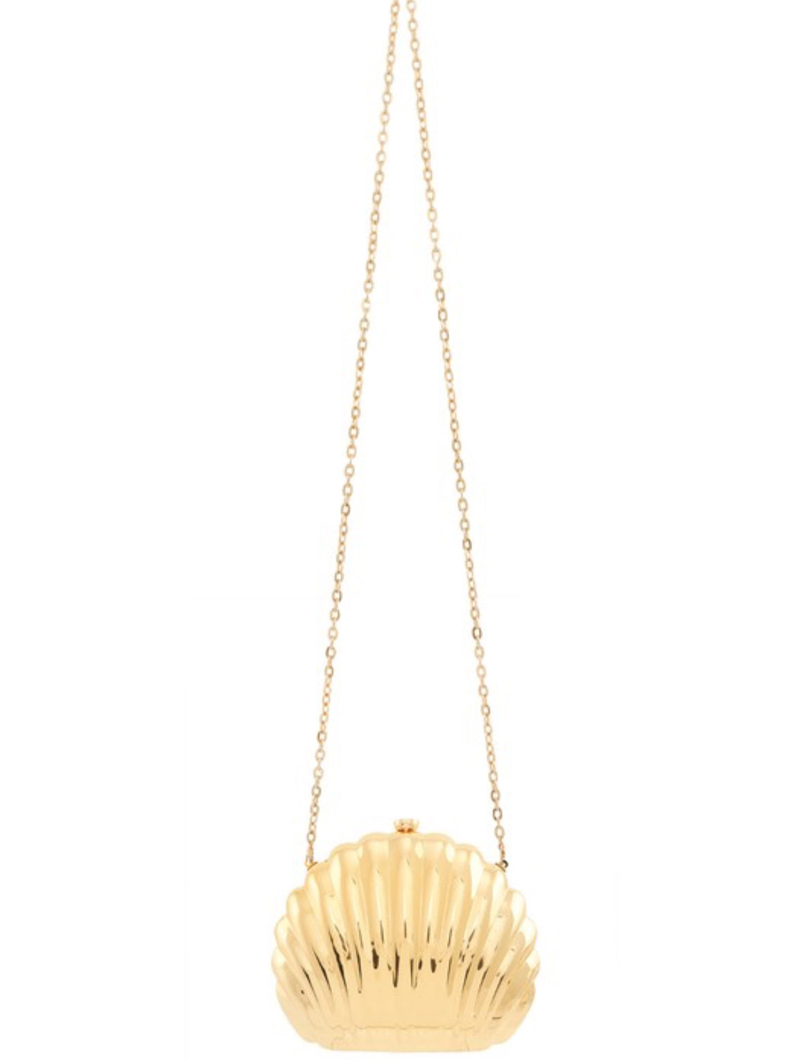 Gold By the Sea Shell HandBag