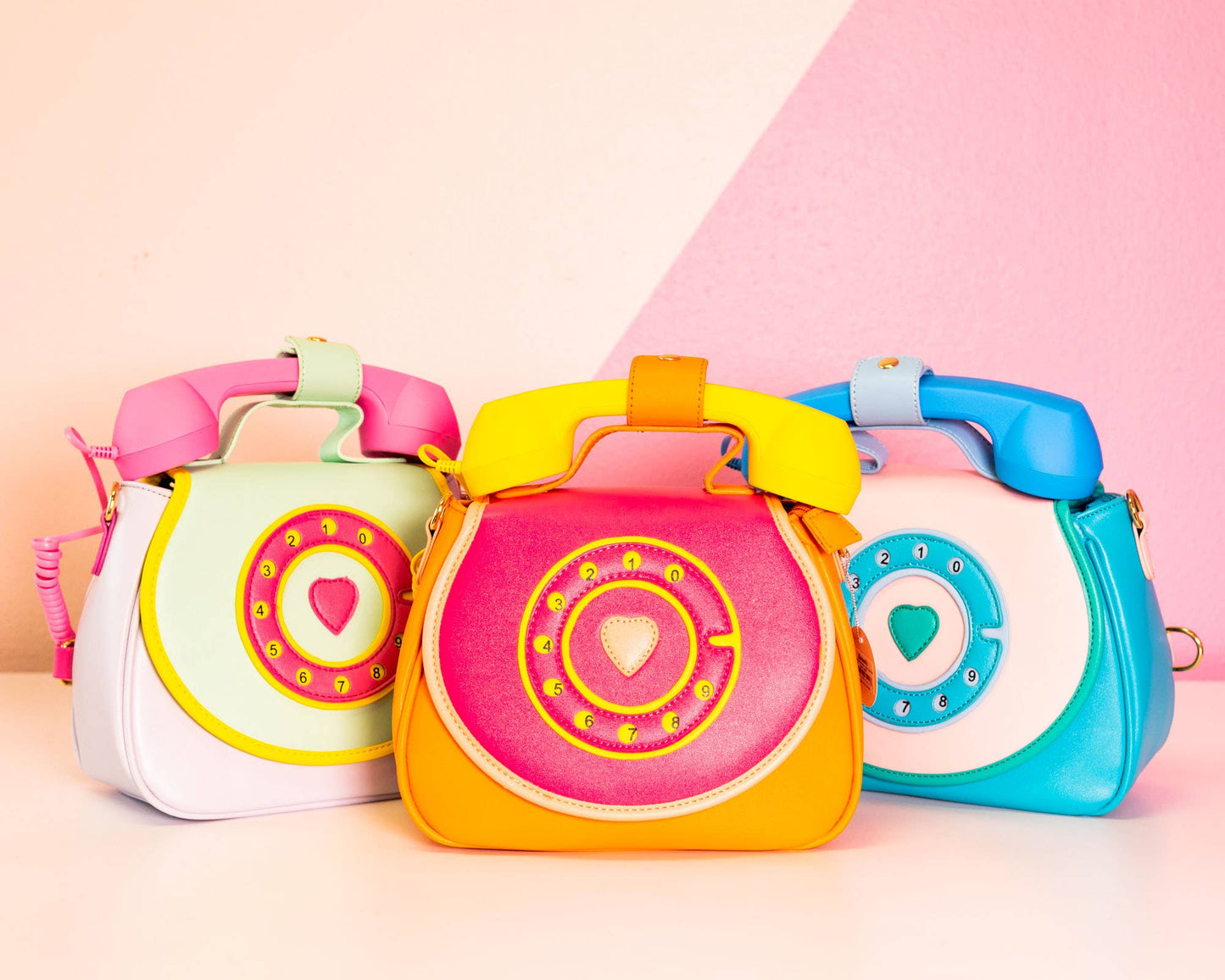 Ring Ring Phone Convertible Handbag: Fruity Fresh Pink