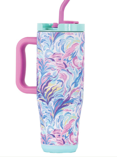 Watercolor 40 oz Tumbler