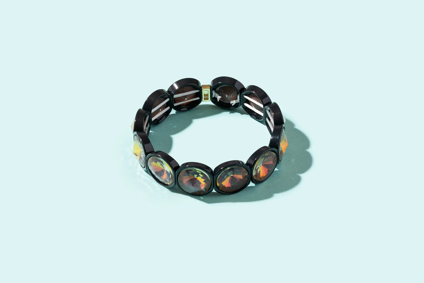 Elise Black and Orange Bracelet