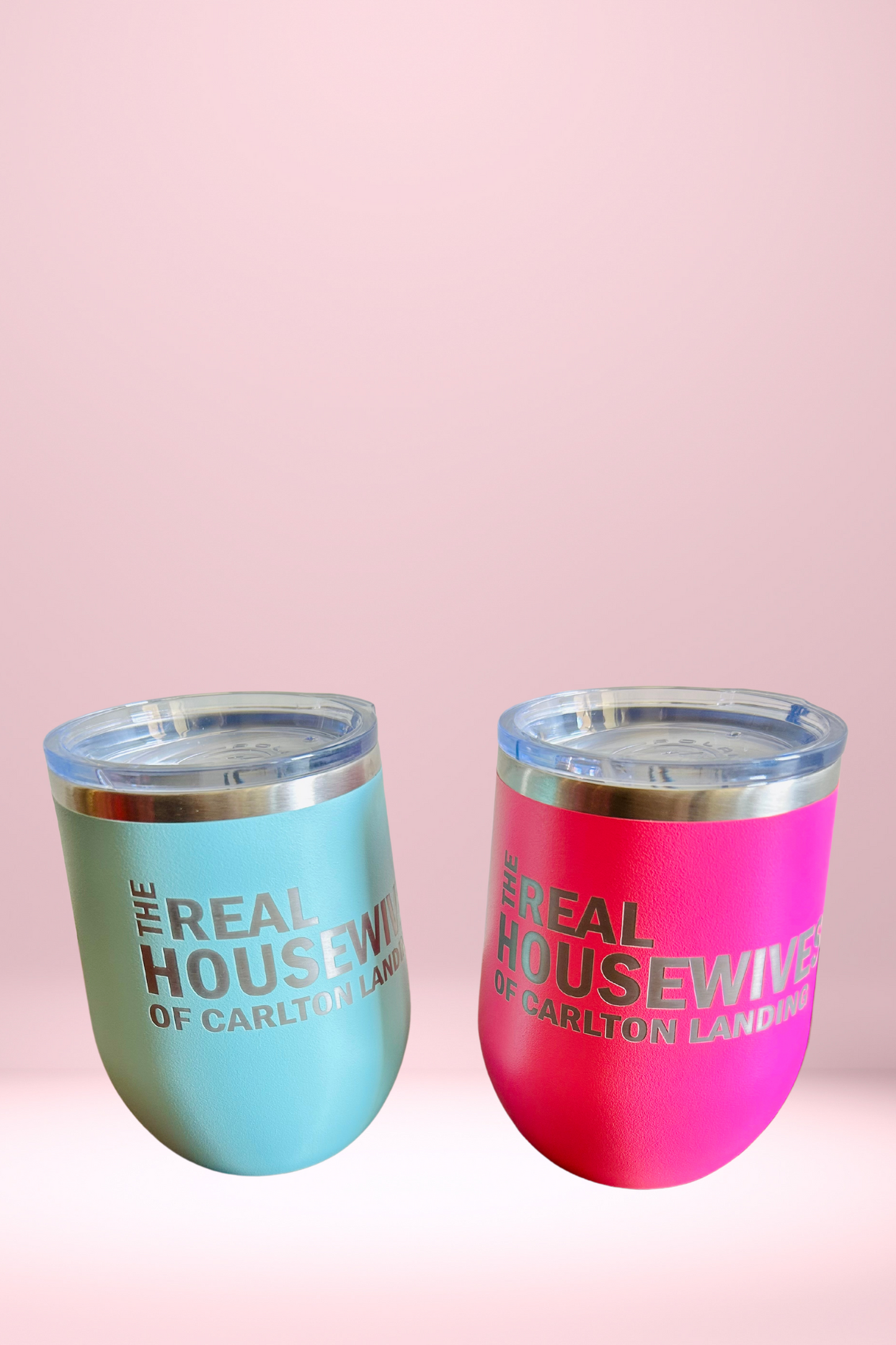 Real Housewives of Carlton Landing Polar Camel Wine Tumbler: Hot Pink