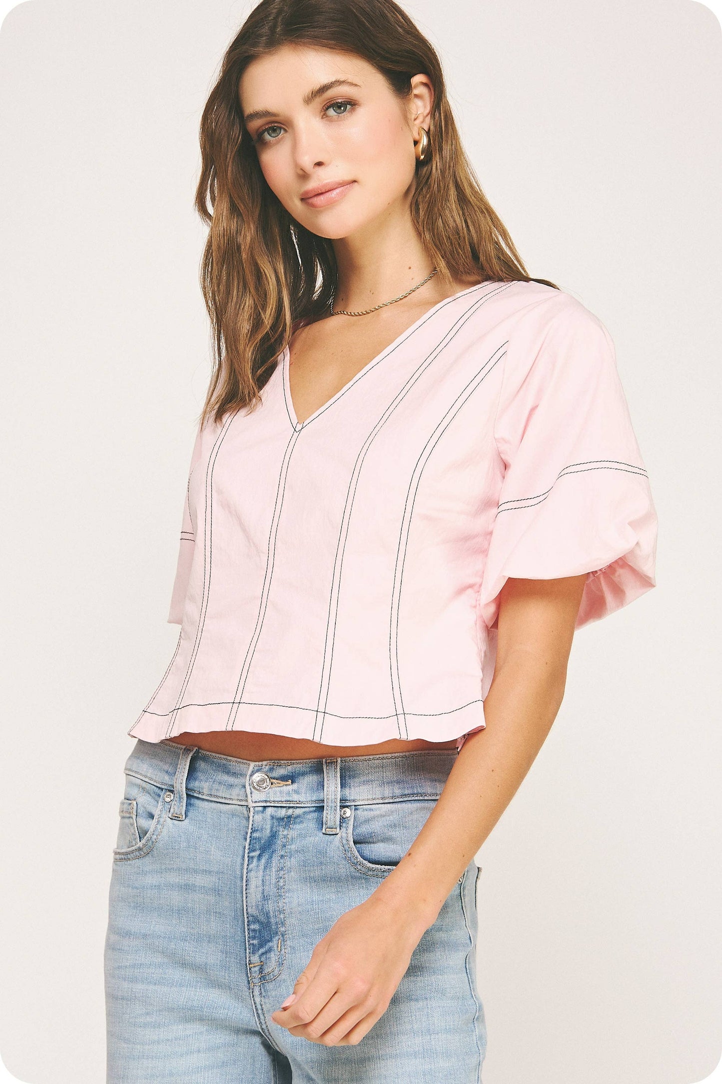 The Peony Stitch Top