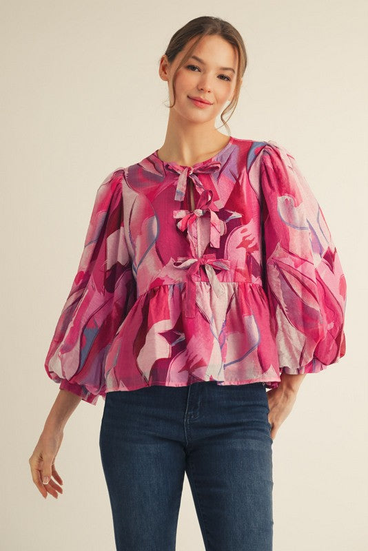 The Petal Swirl Blouse