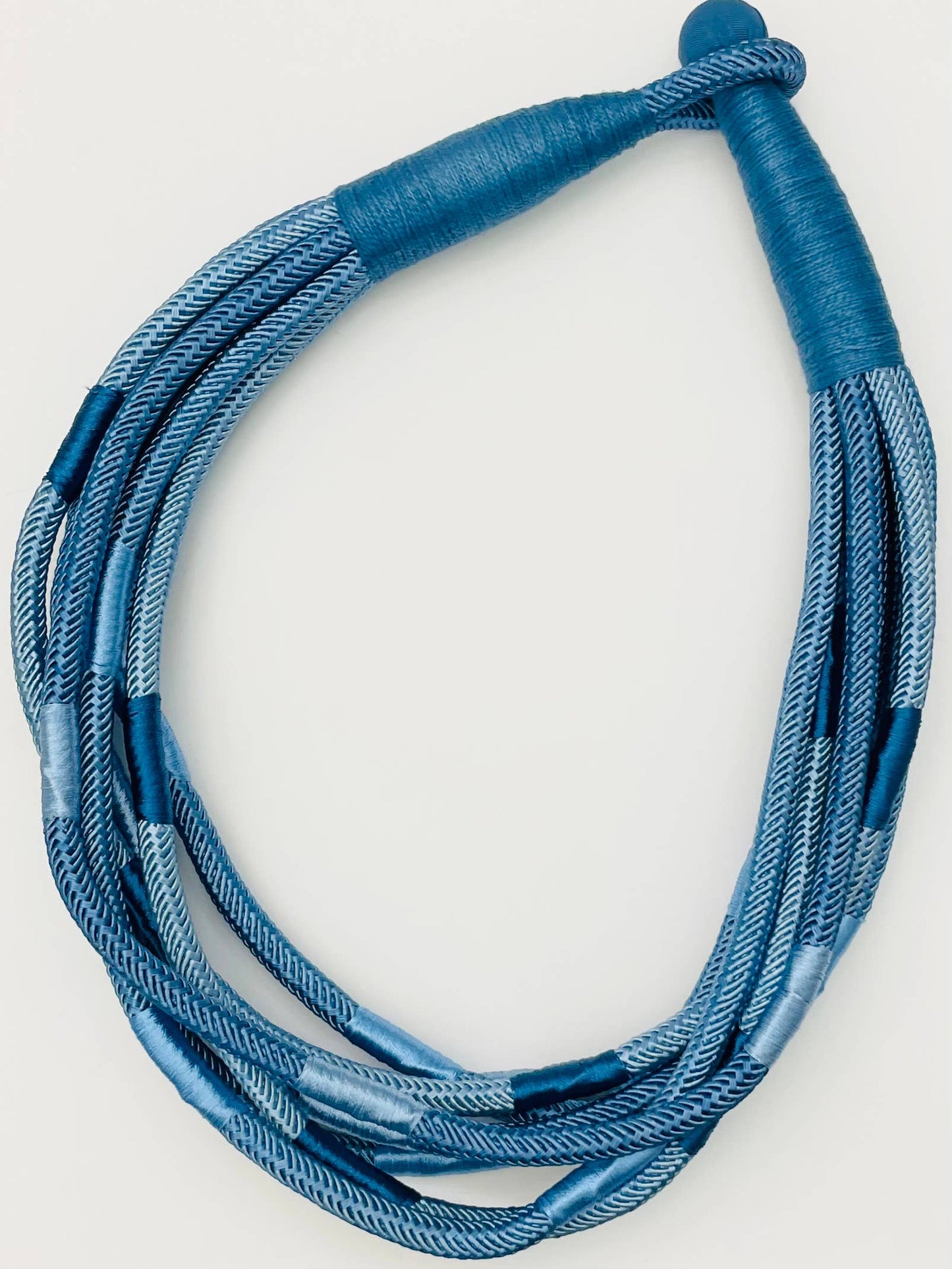 Cobalt & Navy Slub Necklace