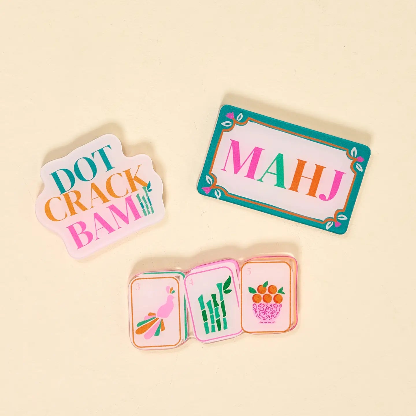 Little Magnet Set - Let's Play Mahjong - Milo & Lily Boutique