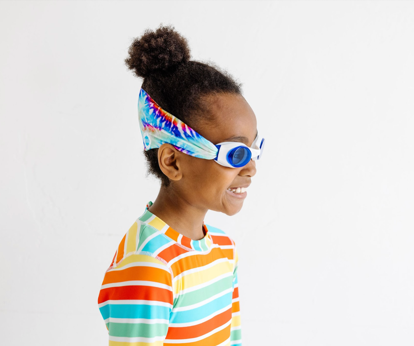 Youth Tie Dye Swim Goggles