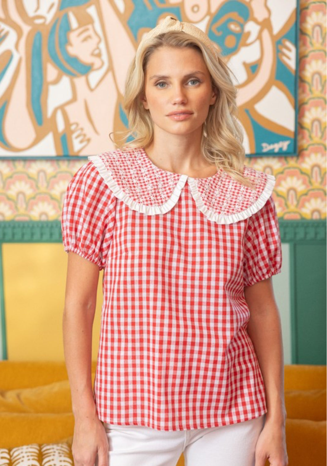 Boomer Babe Eyelet Top
