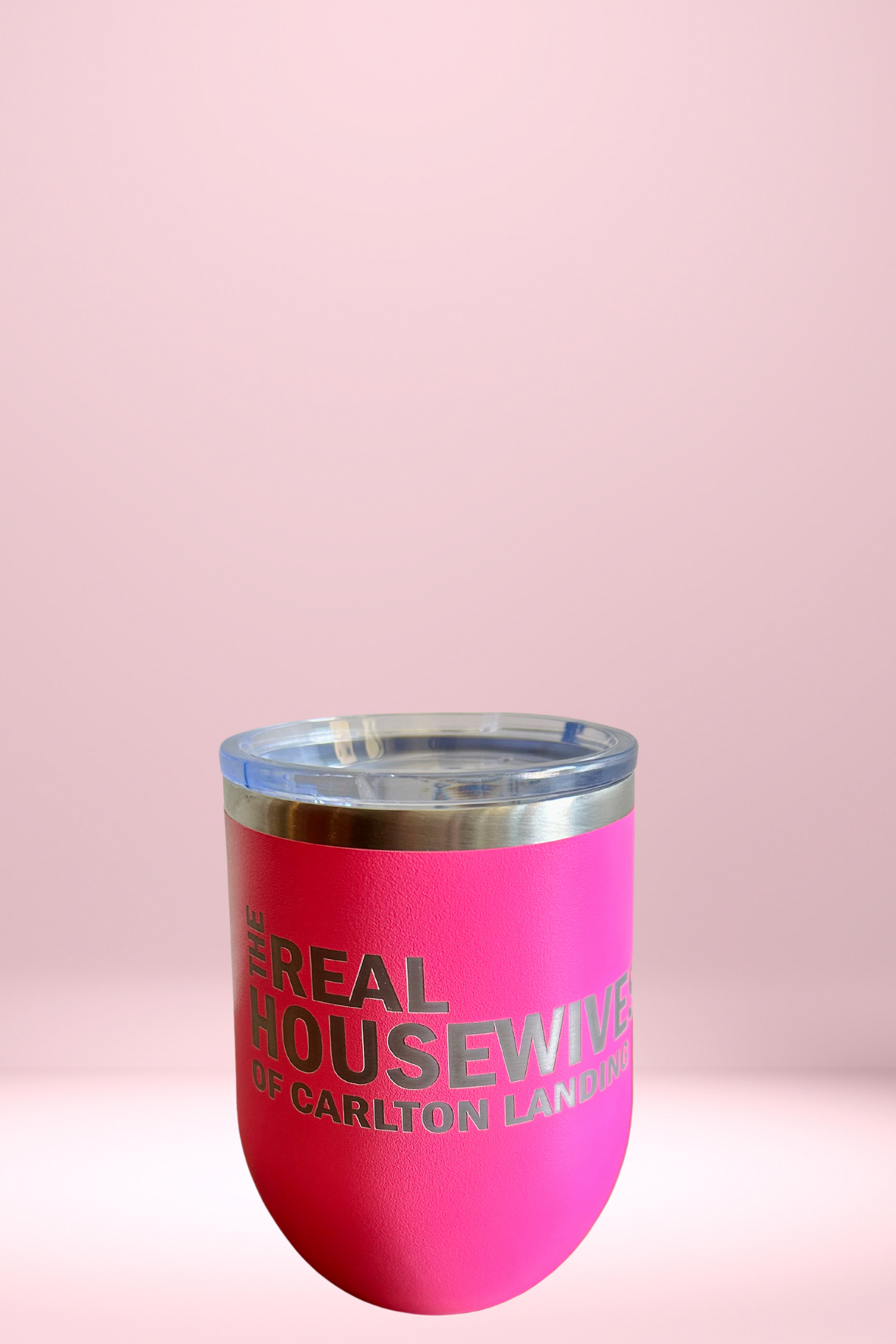 Real Housewives of Carlton Landing Polar Camel Wine Tumbler: Hot Pink