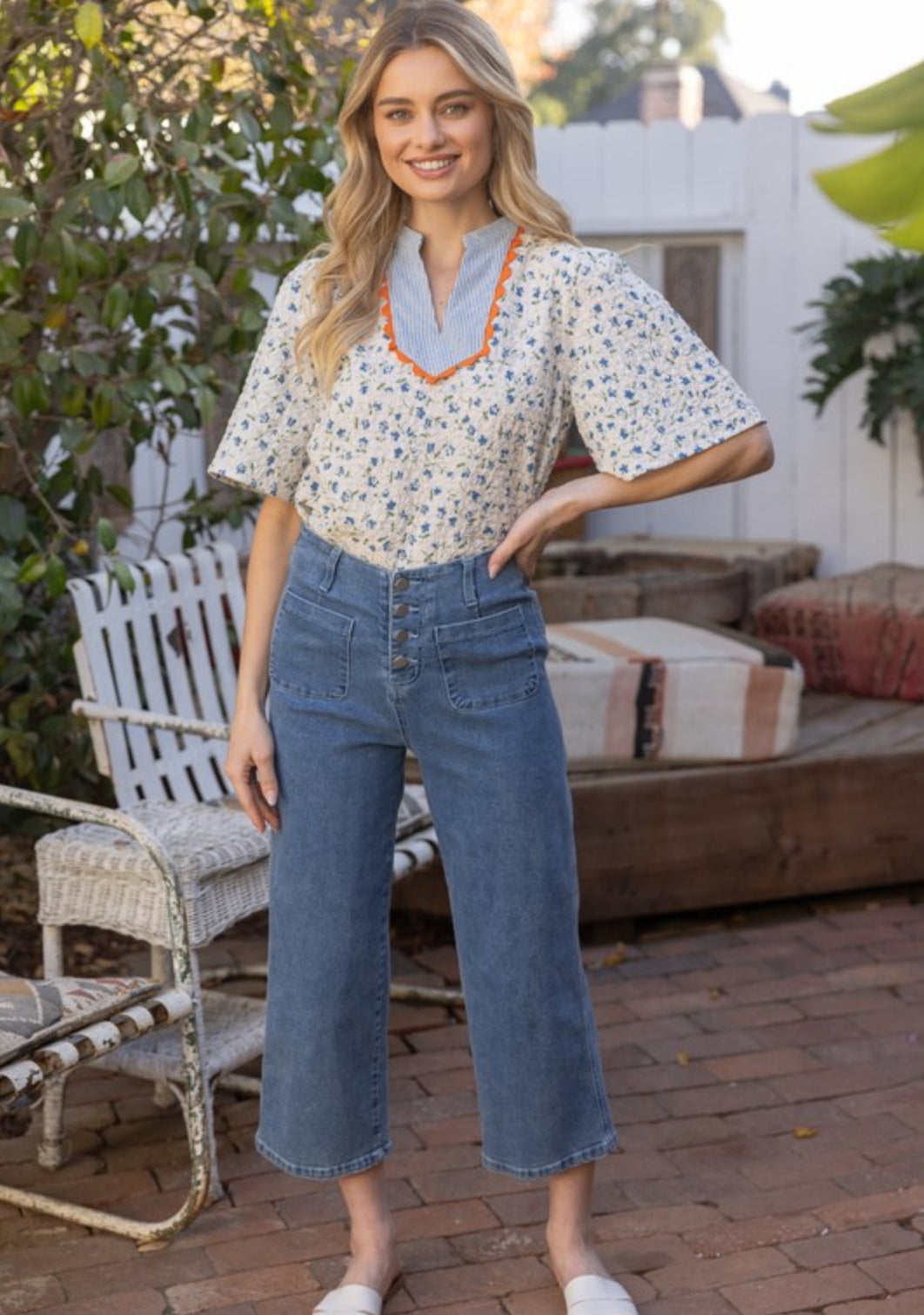 The Sunny Side Floral Top