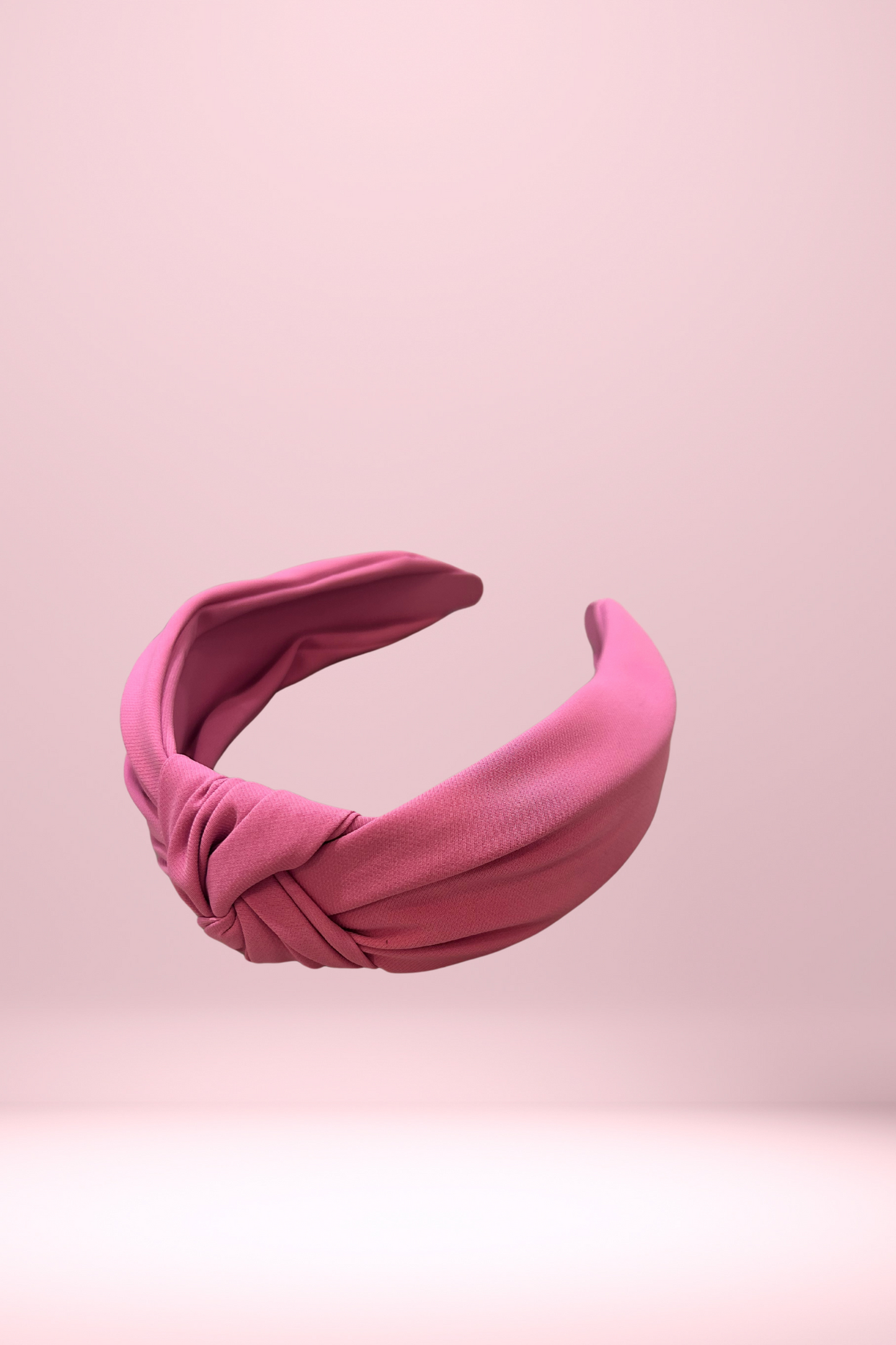 Solid Pink Knot Headband