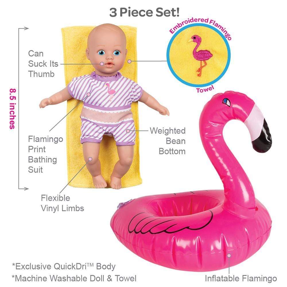 SplashTime Baby Doll: Fun Flamingo