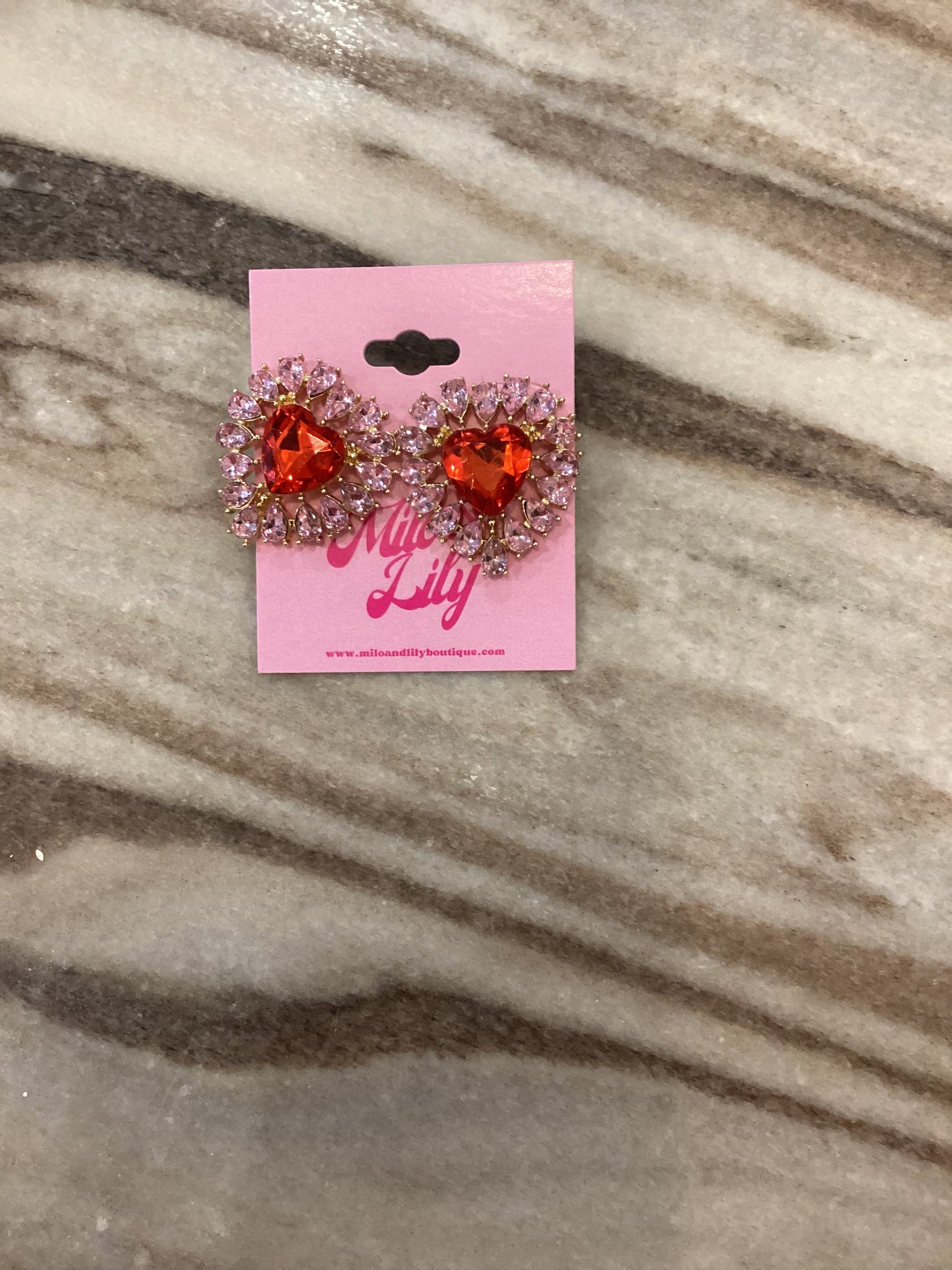 Queen of Hearts Stud Earrings