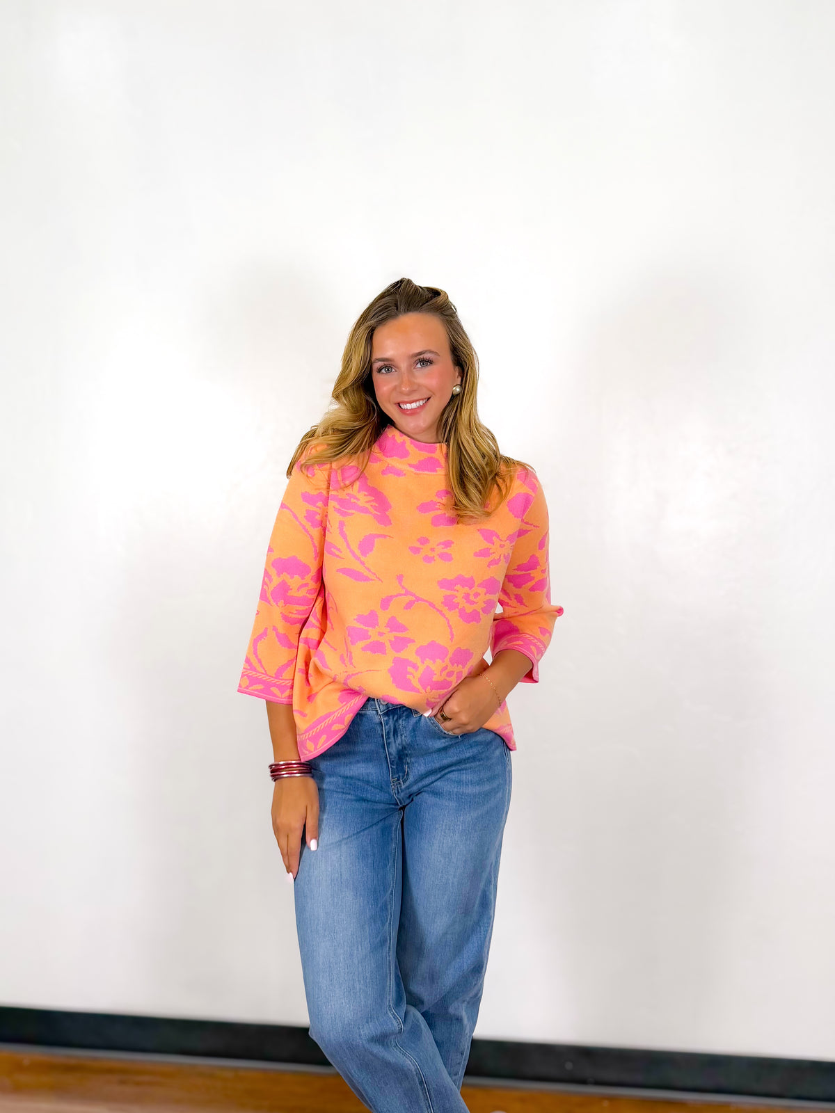 Pink Petal Sweater Top