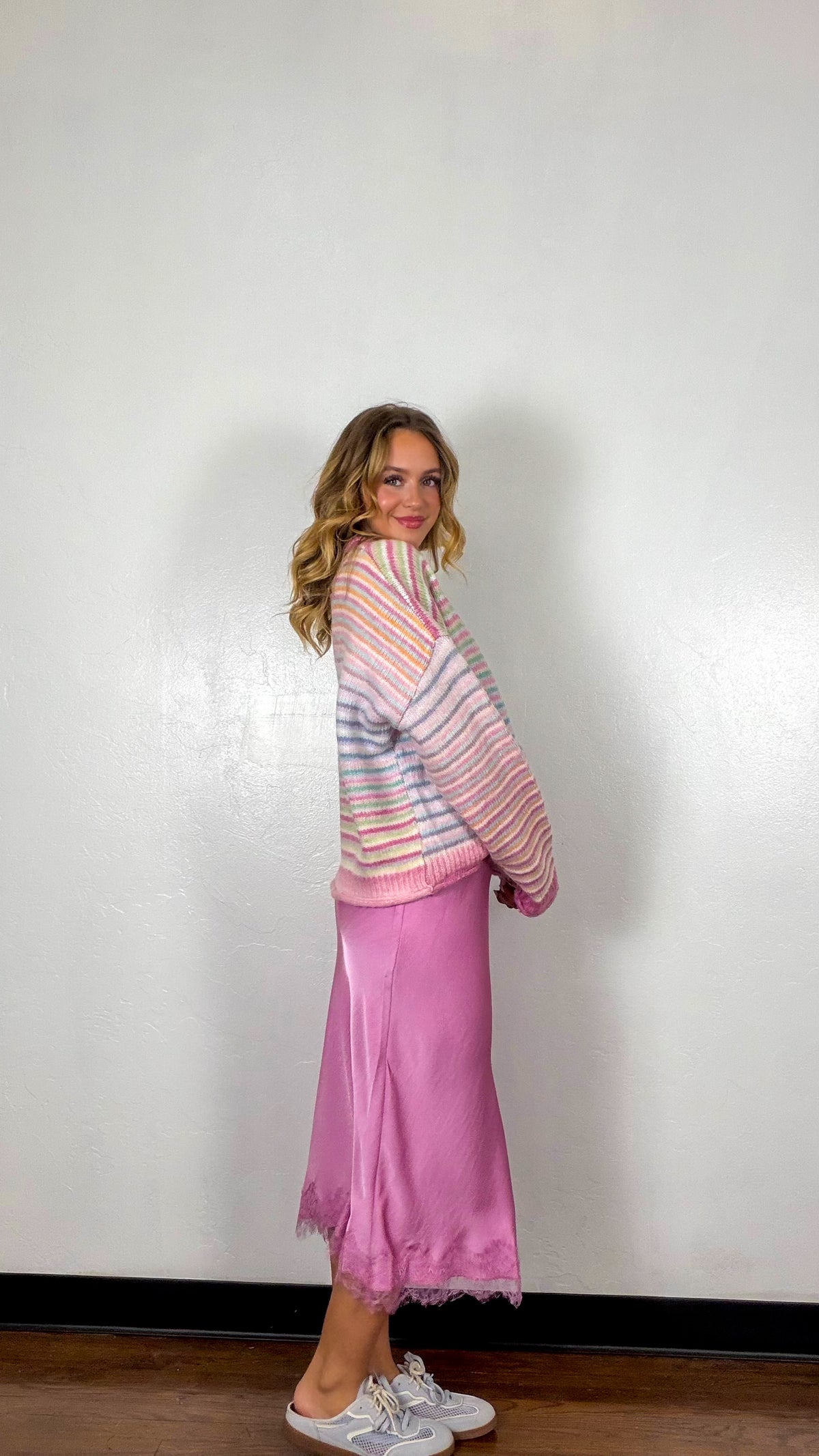 Candy Stripe Cardigan - Milo & Lily Boutique