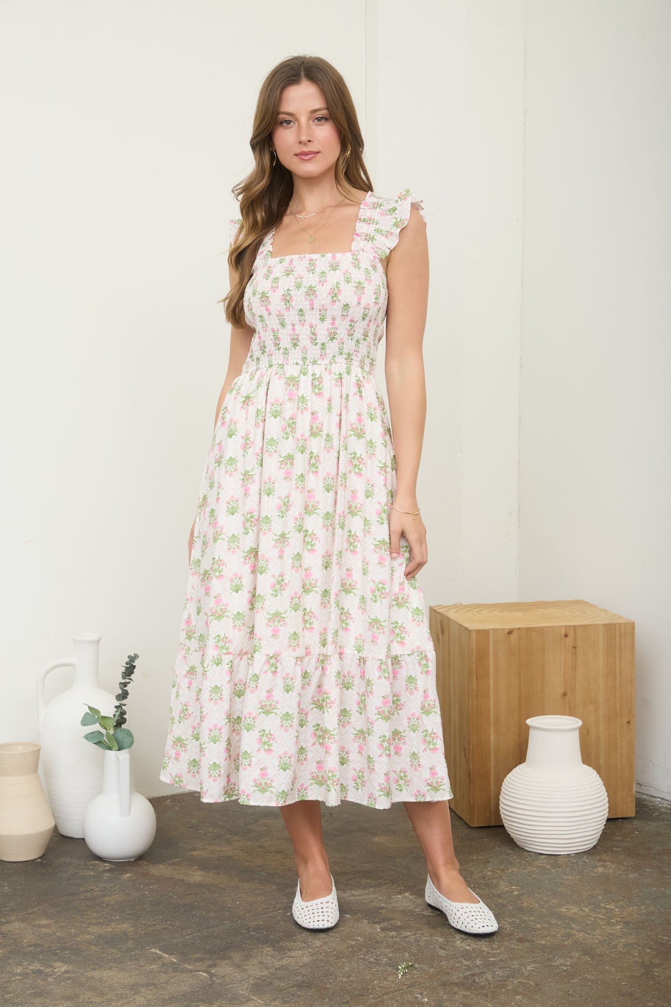 magnolia midi dress Magnolia Midi Dress Chocolate / S