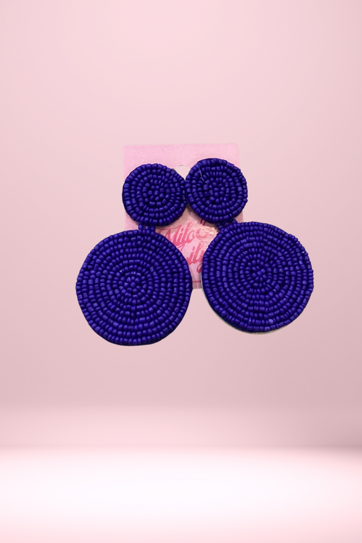 Swirl Beaded Earrings