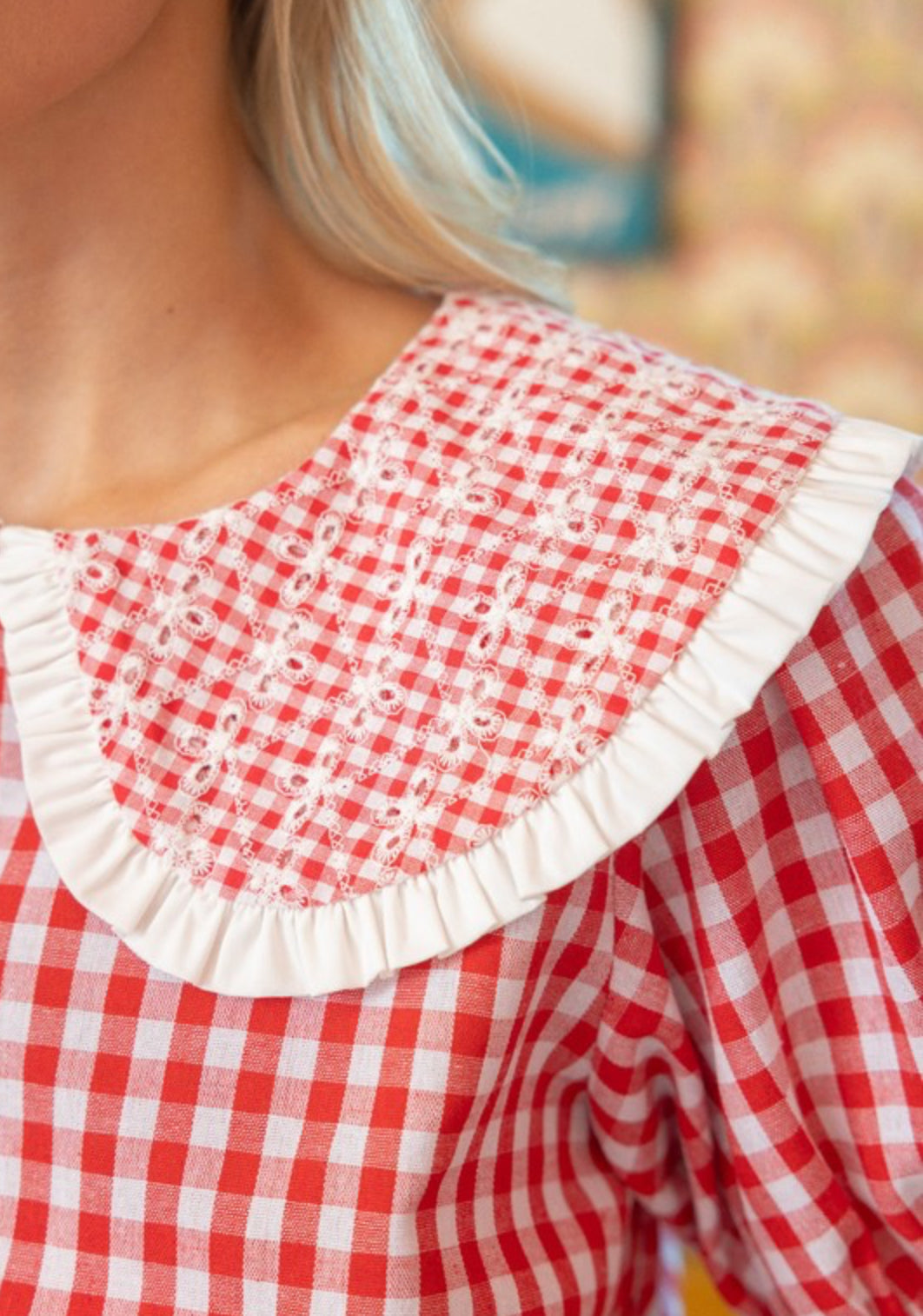 Boomer Babe Eyelet Top