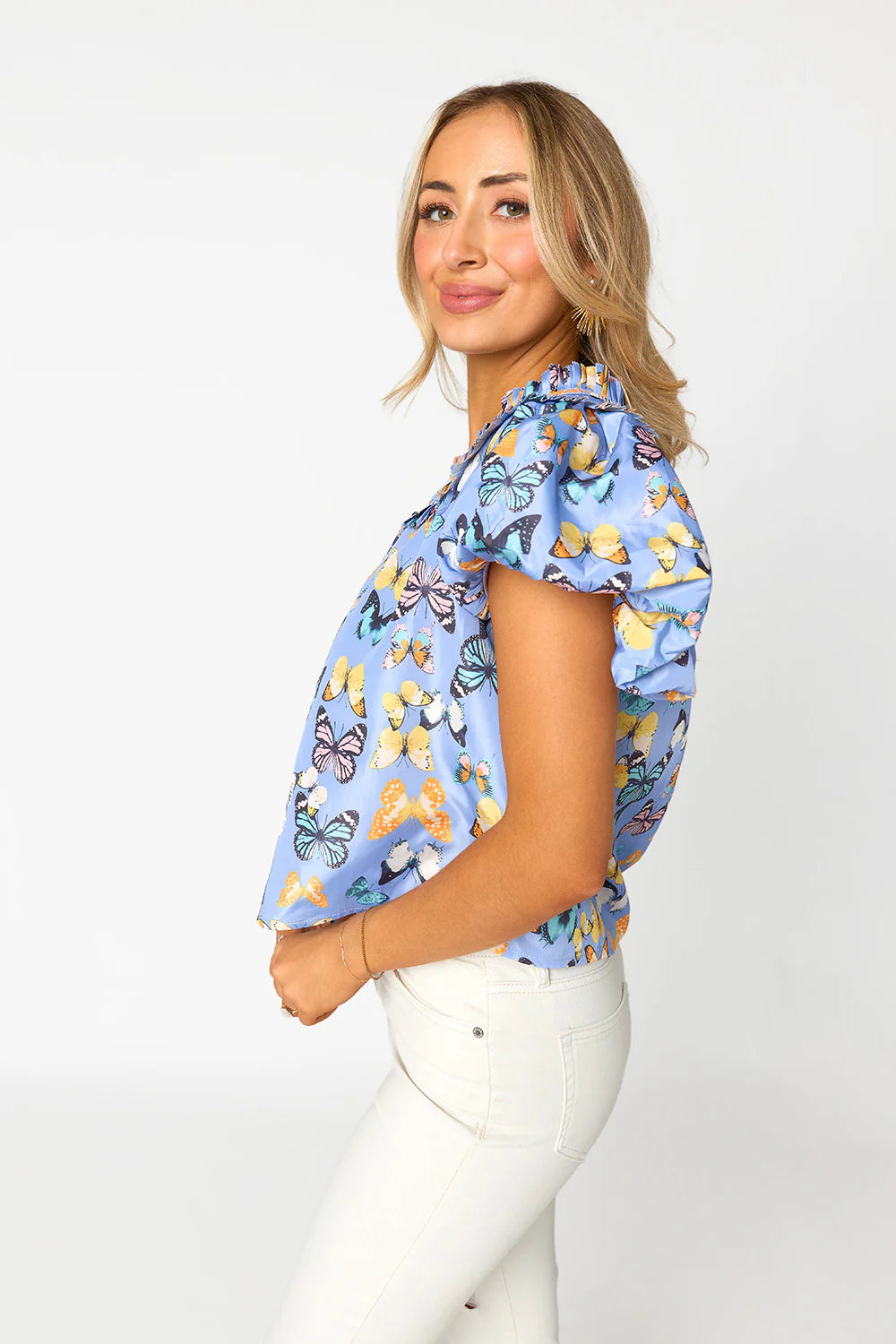Leeland Puff Sleeve Butterfly Top (BuddyLove)