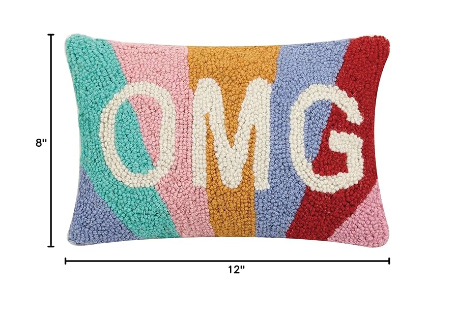 OMG Hook Accent Pillow