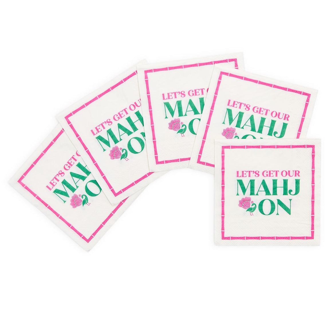 Let’s Get Our Mahj On Cocktail Napkins