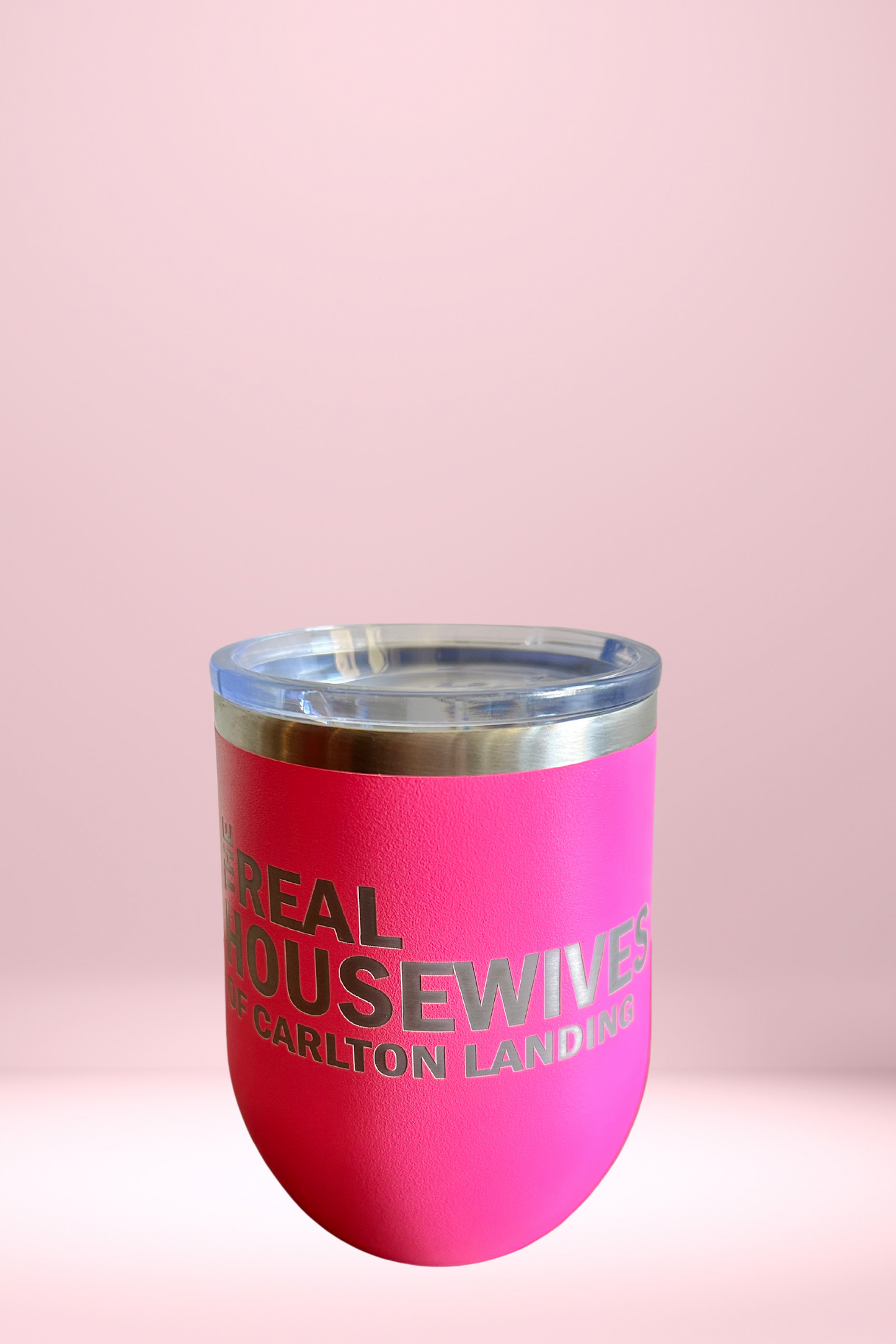 Real Housewives of Carlton Landing Polar Camel Wine Tumbler: Hot Pink