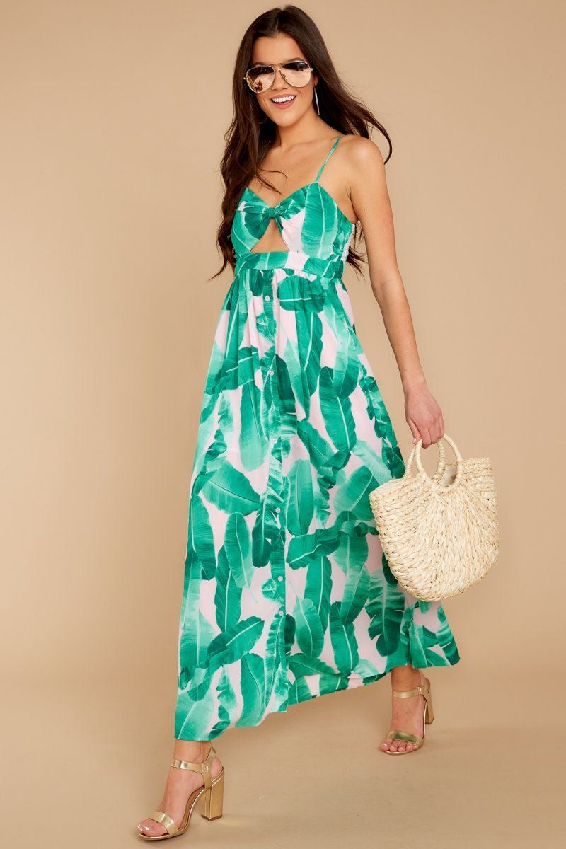 Palm Springs Cut Out Maxi Dress
