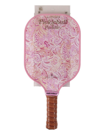 Pickleball Paddle- Pink Paisley