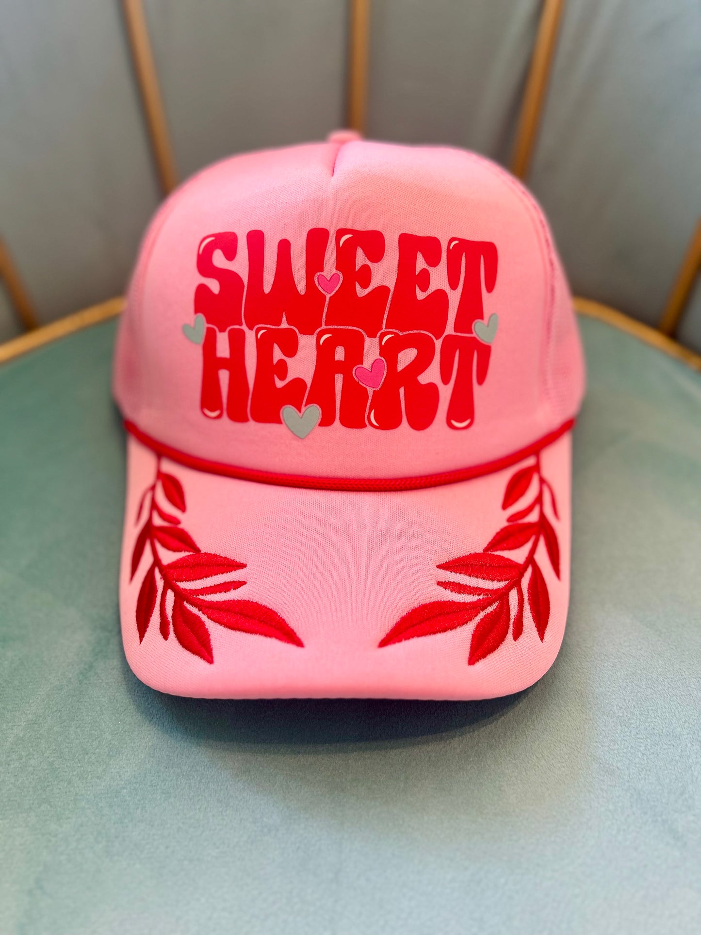Sweetheart Pink Trucker Hat