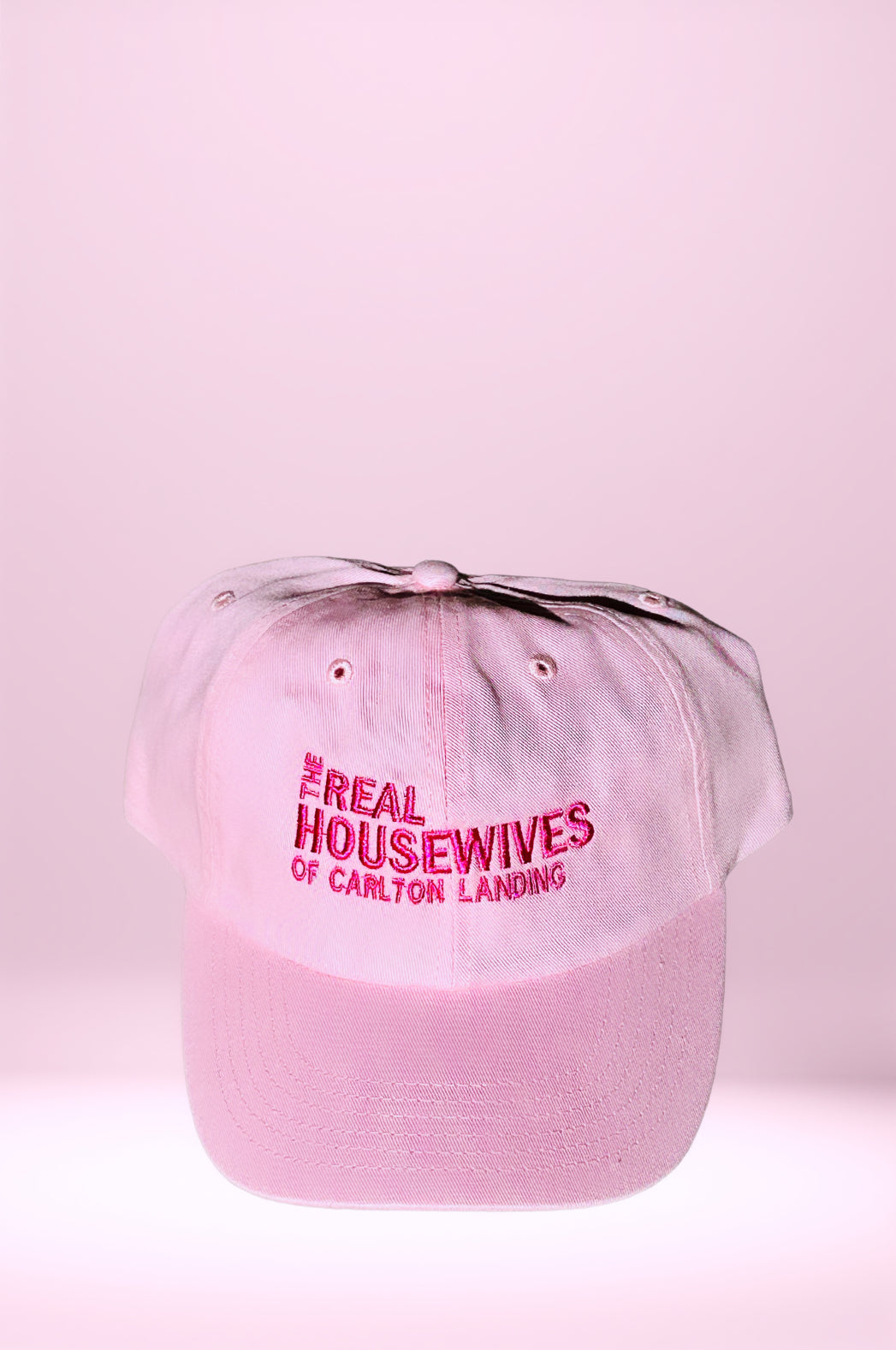 Real Housewives of Carlton Landing Embroidered Hat: Pink