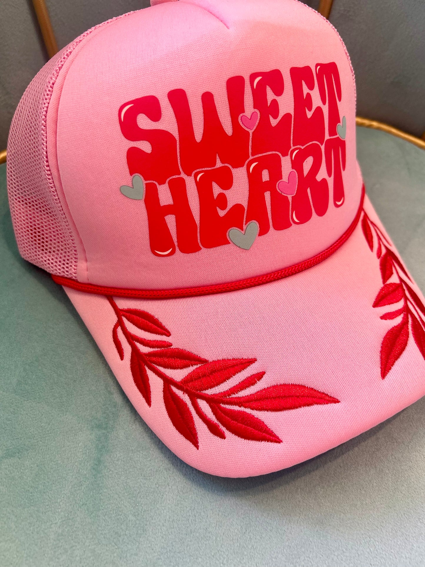 Sweetheart Pink Trucker Hat