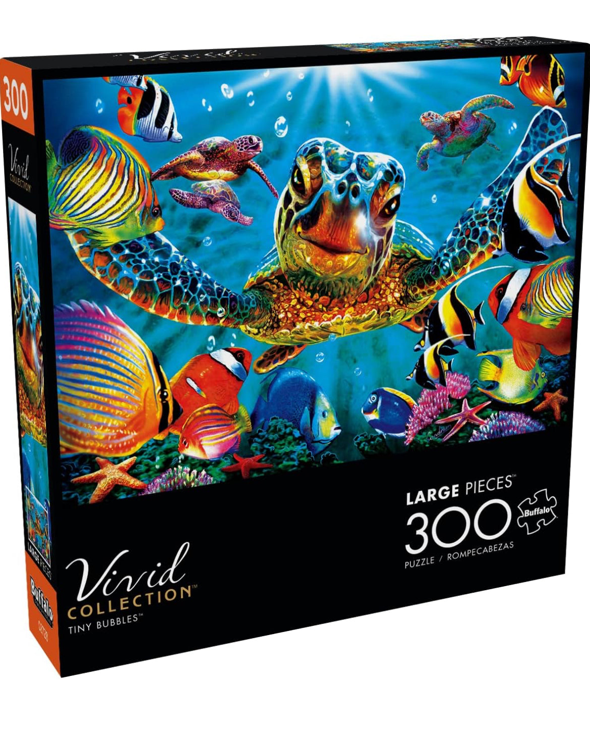 Tiny Bubbles Sea Turtle 300 Piece Puzzle
