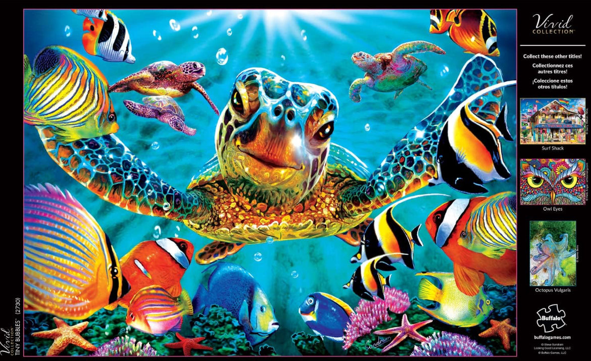 Tiny Bubbles Sea Turtle 300 Piece Puzzle
