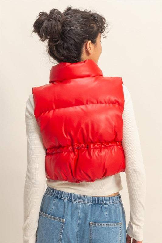 The Cherry Pop Puffer Vest