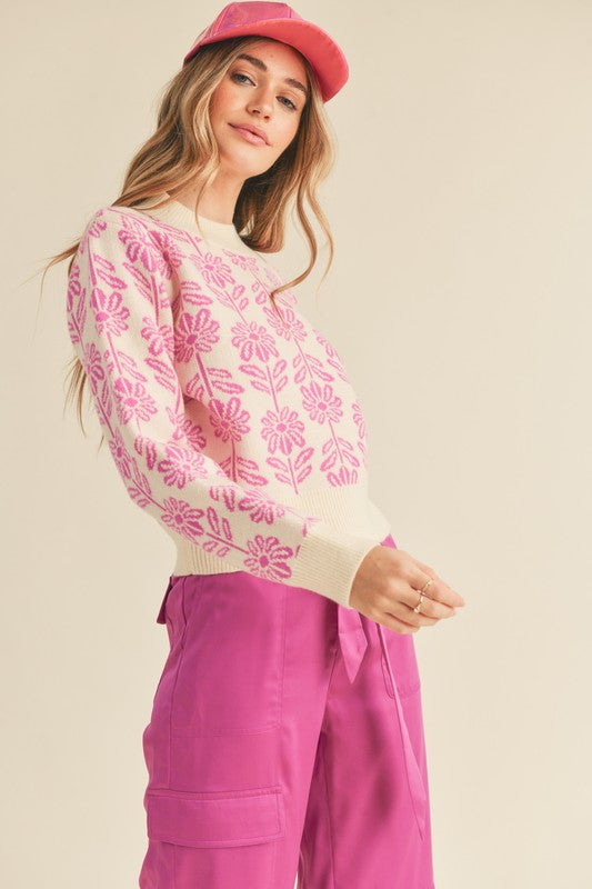 The Electric Orchid Dream Knit Sweater