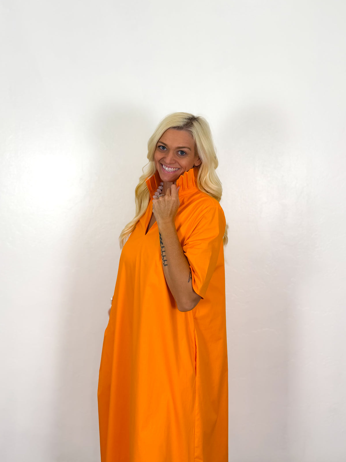 Audrey Dress - Orange