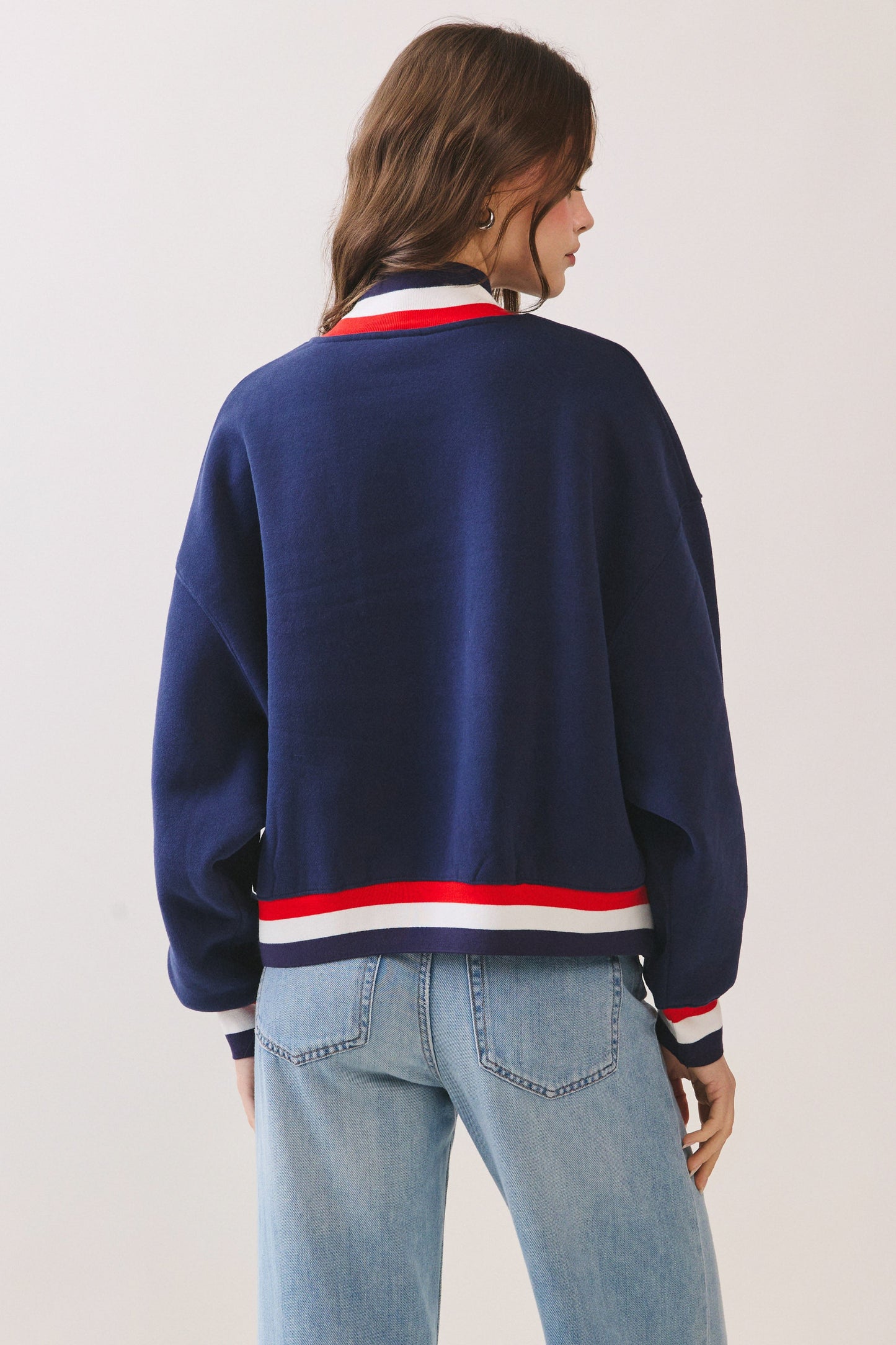 USA Varsity Mockneck Sweatshirt