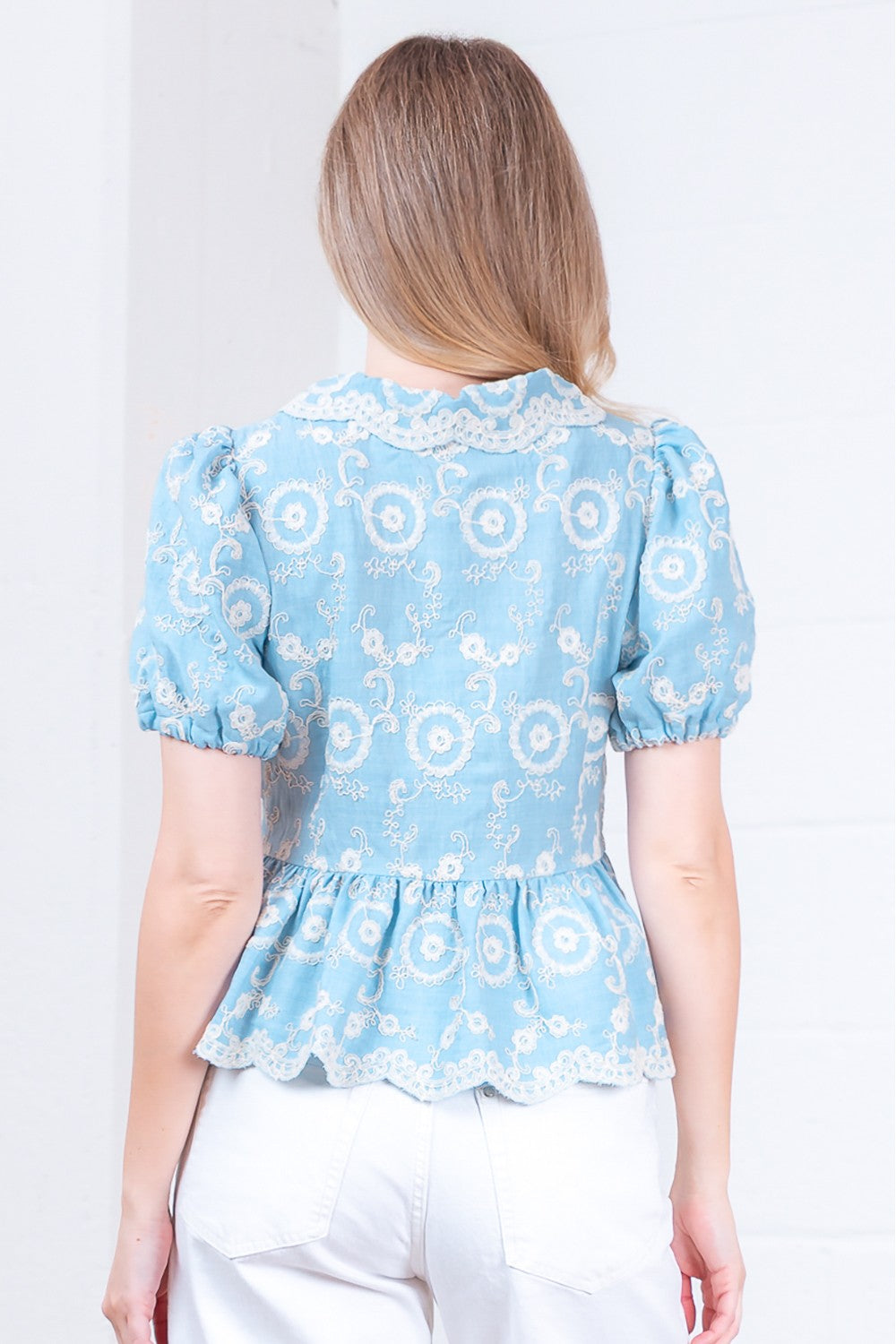 Lennon Embroidered Top